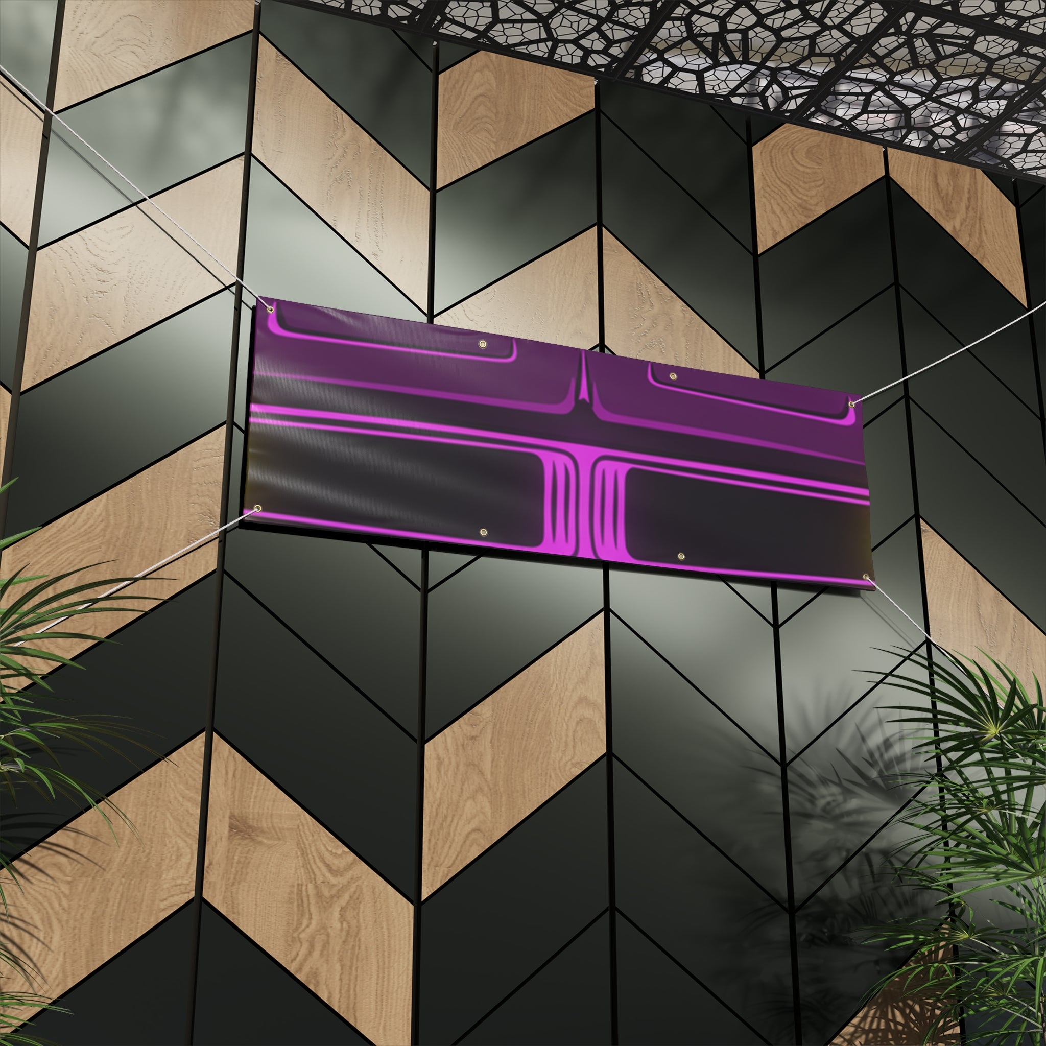 Dodge Charger R/T (1968-70) Resto-Mod Neon Synthwave Banner