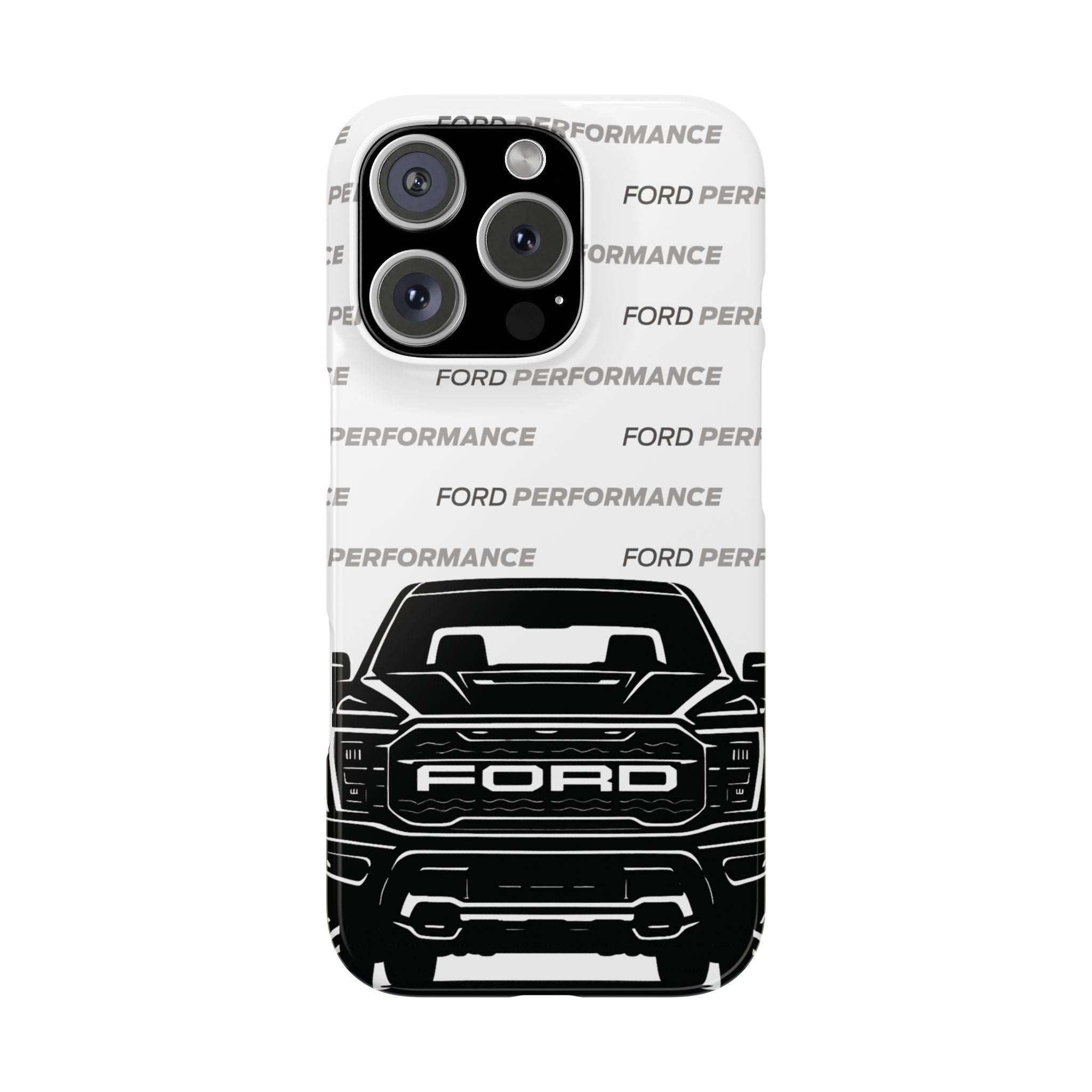 Ford Raptor (Gen 3) Slim Phone Case Greyscale
