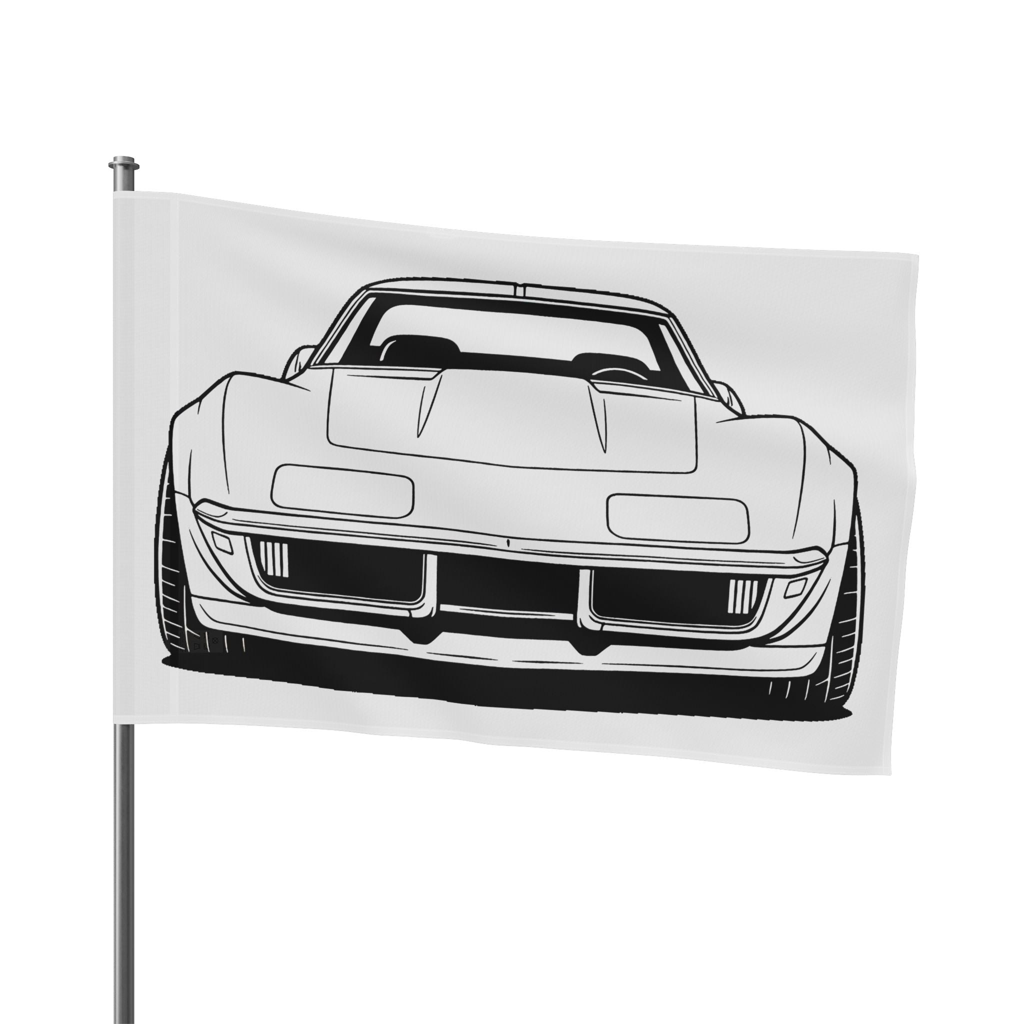 1969 Corvette Stingray C3 Garage Flag