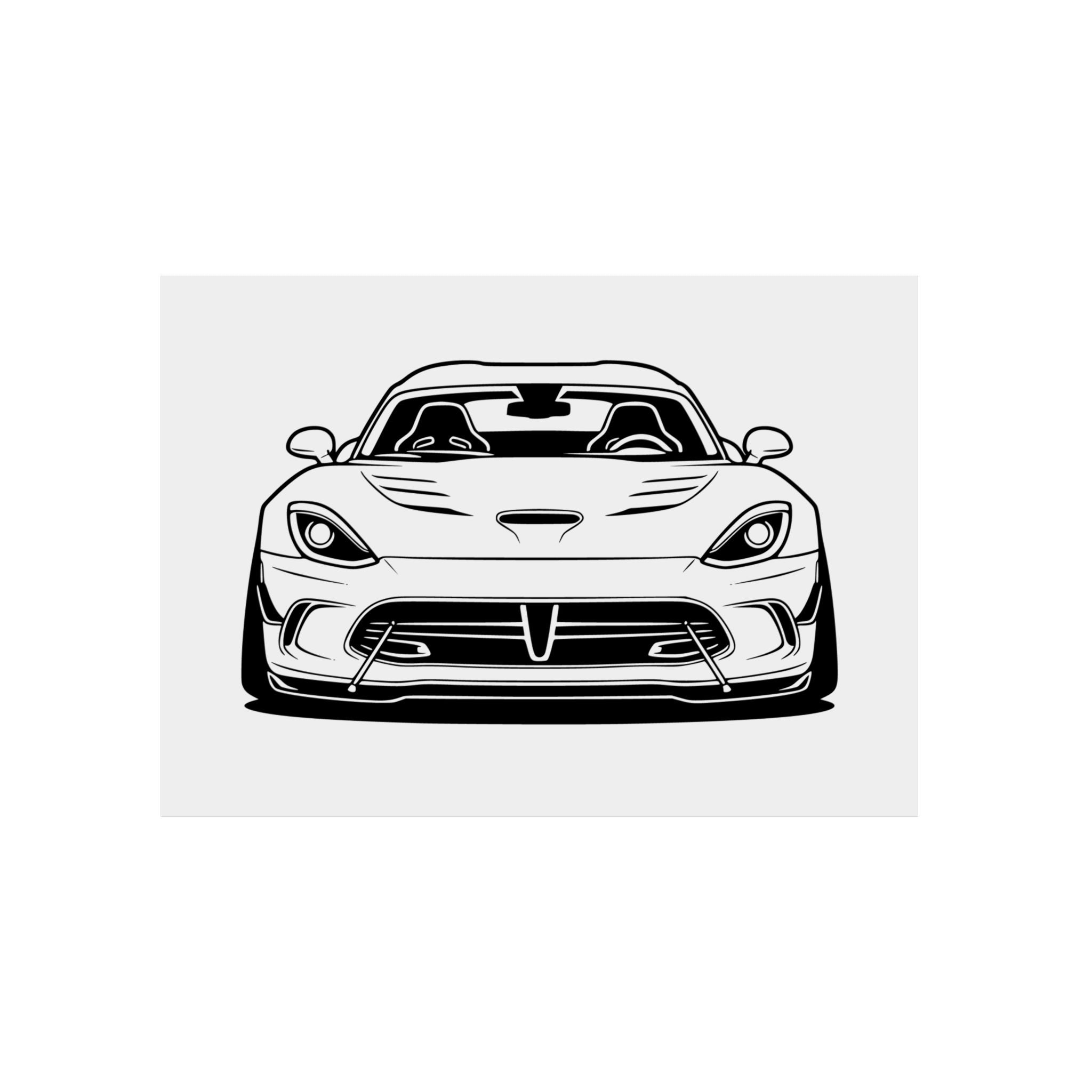 Dodge Viper (1992-17) Metal Wall Sign