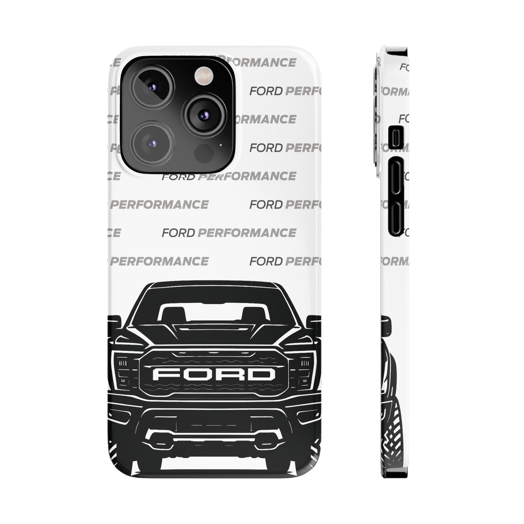 Ford Raptor (Gen 3) Slim Phone Case Greyscale