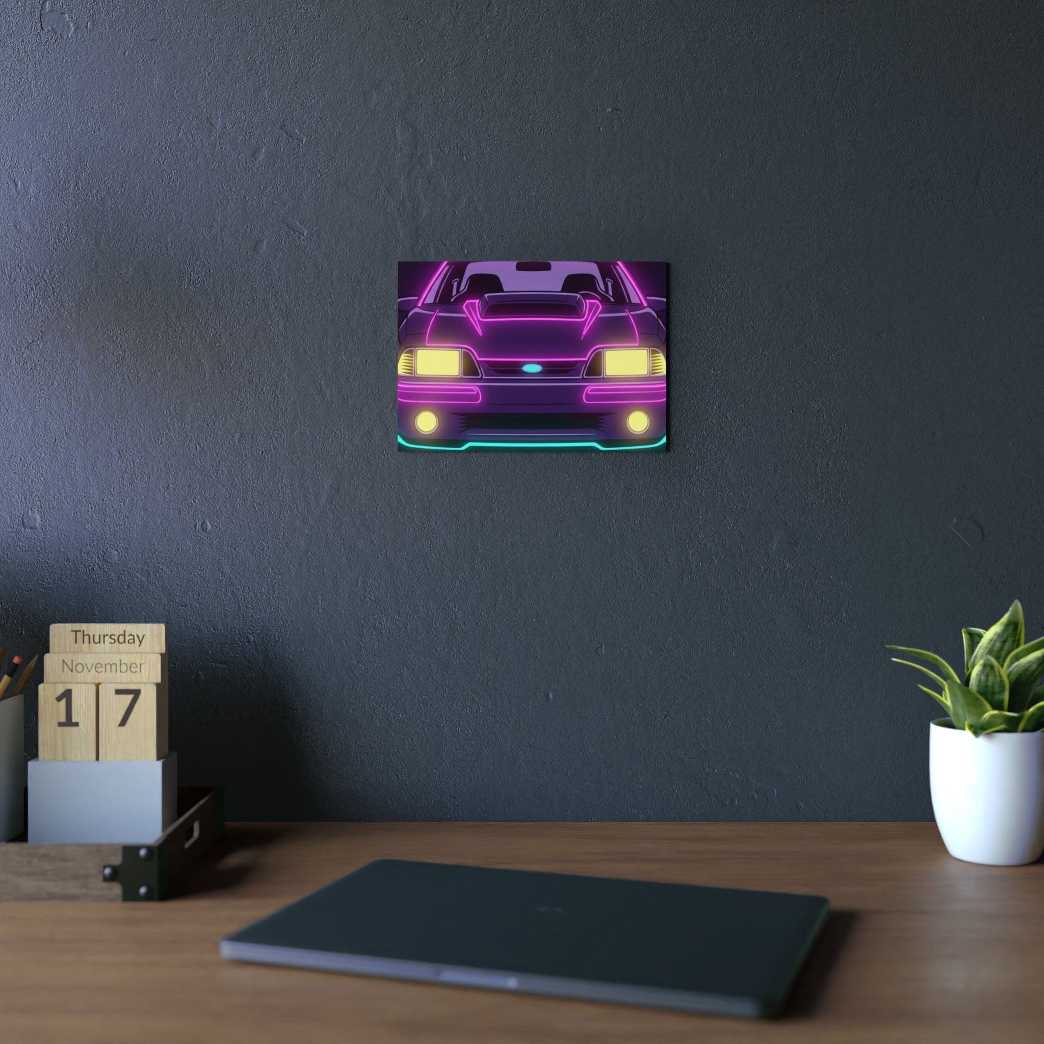 Ford Mustang Fox Body GT Metal Wall Sign