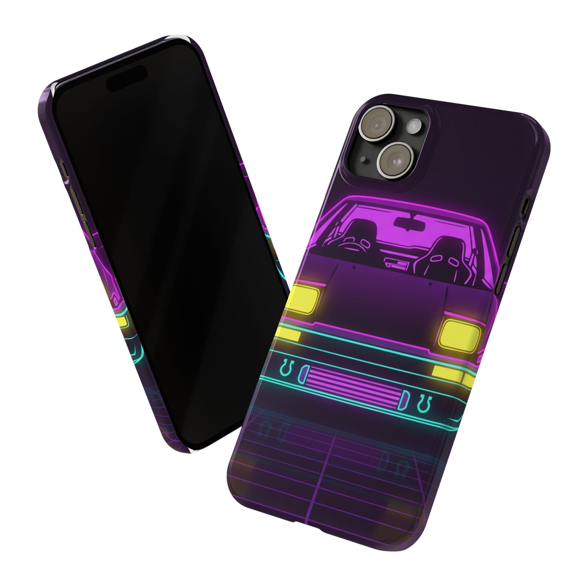 Toyota AE86 (1983-87) Neon Synthwave Phone Case