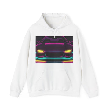 Mazda RX-7 FD Neon Synthwave Unisex Hoodie
