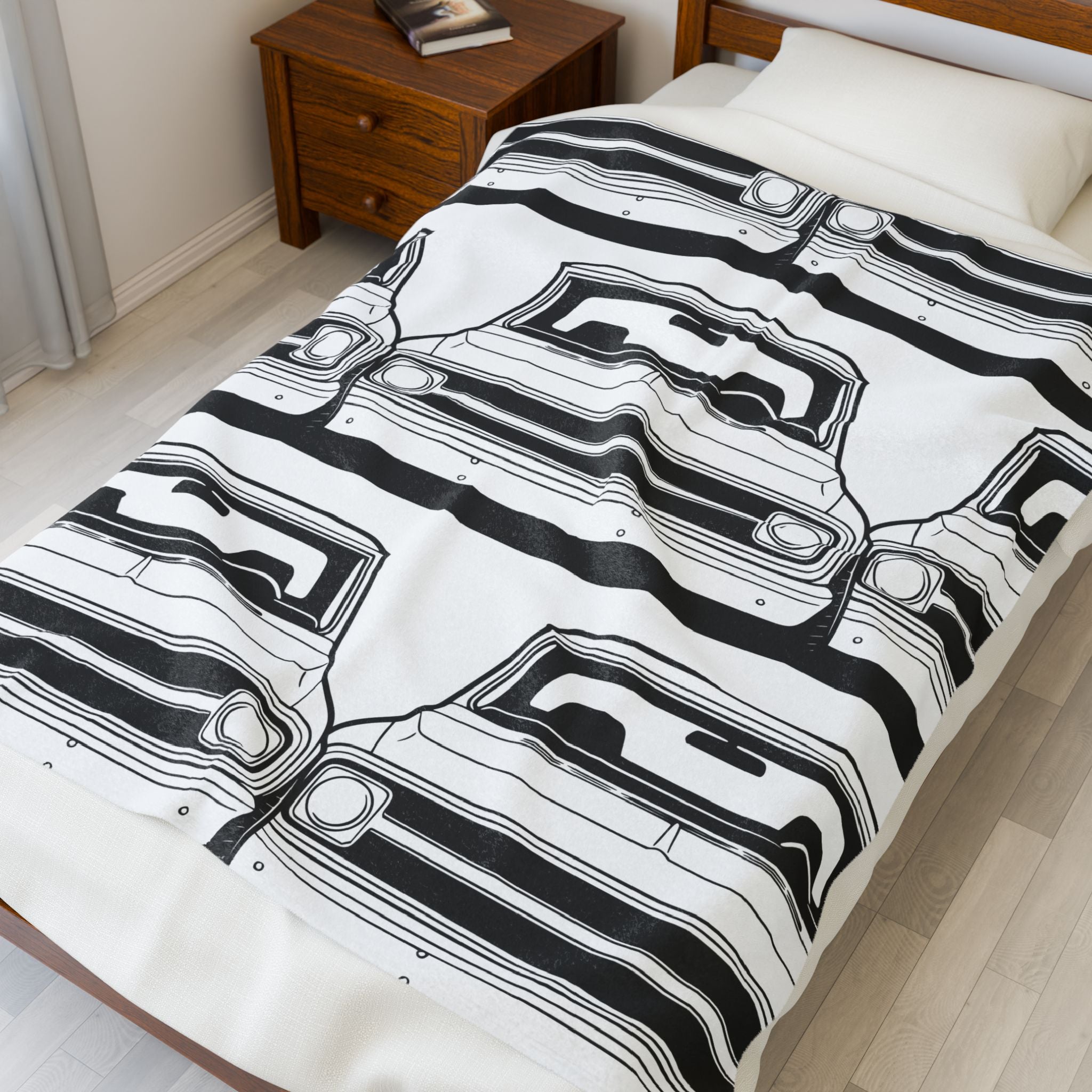 Chevy C10 Pickup (1967-72) Pro-Touring Velveteen Plush Blanket