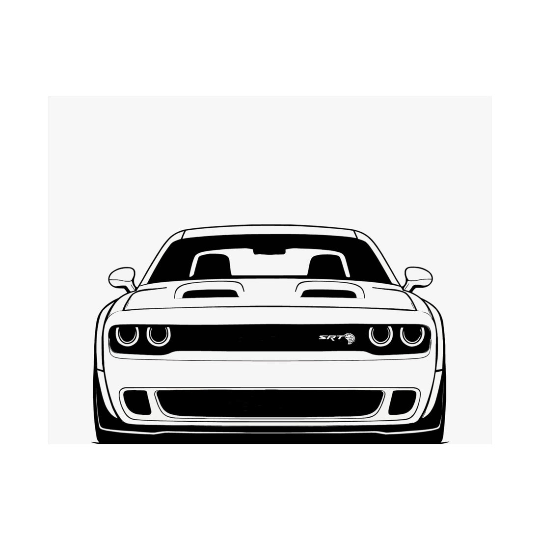 Dodge Challenger SRT Hellcat Poster