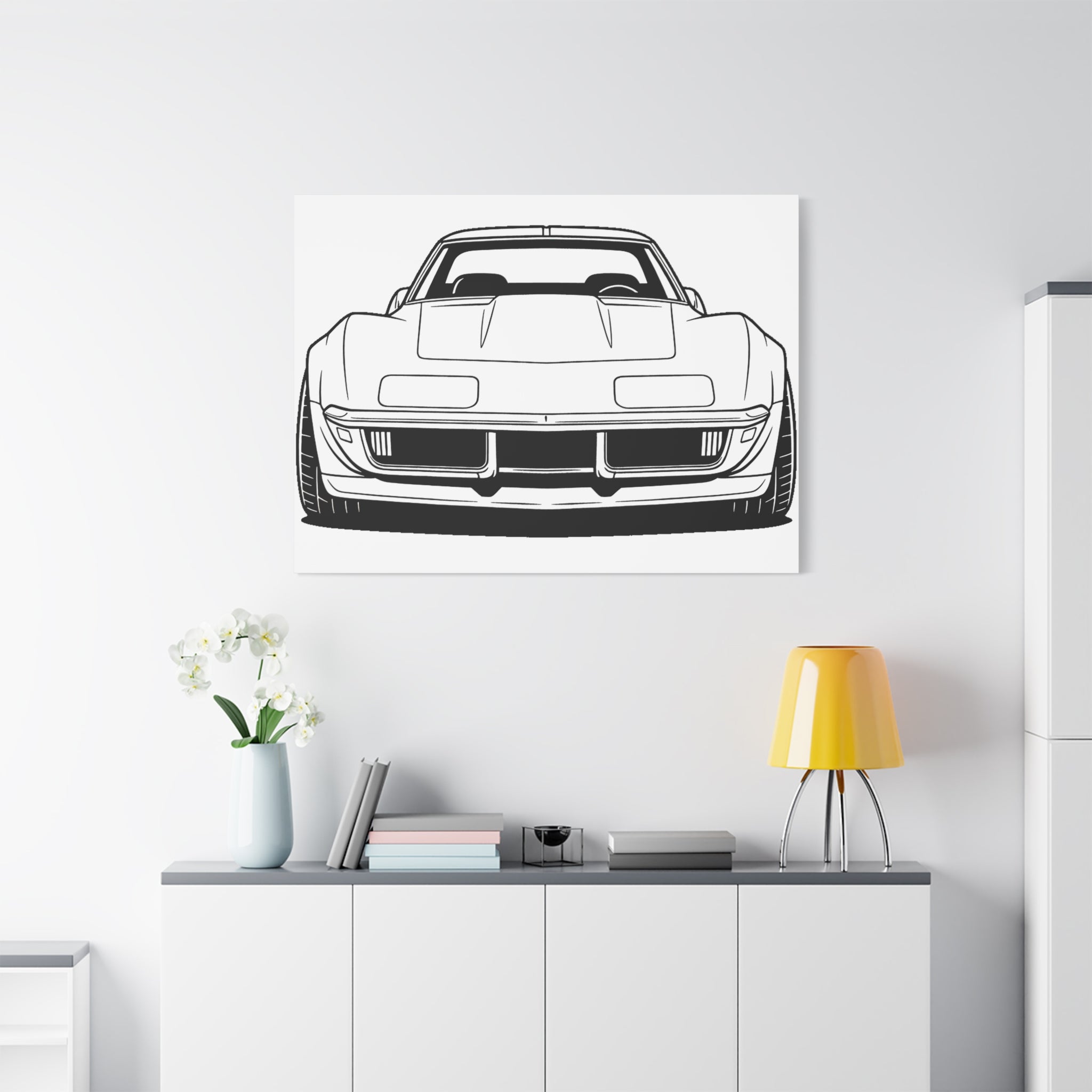 1969 Corvette Stingray C3 Canvas Wall Art