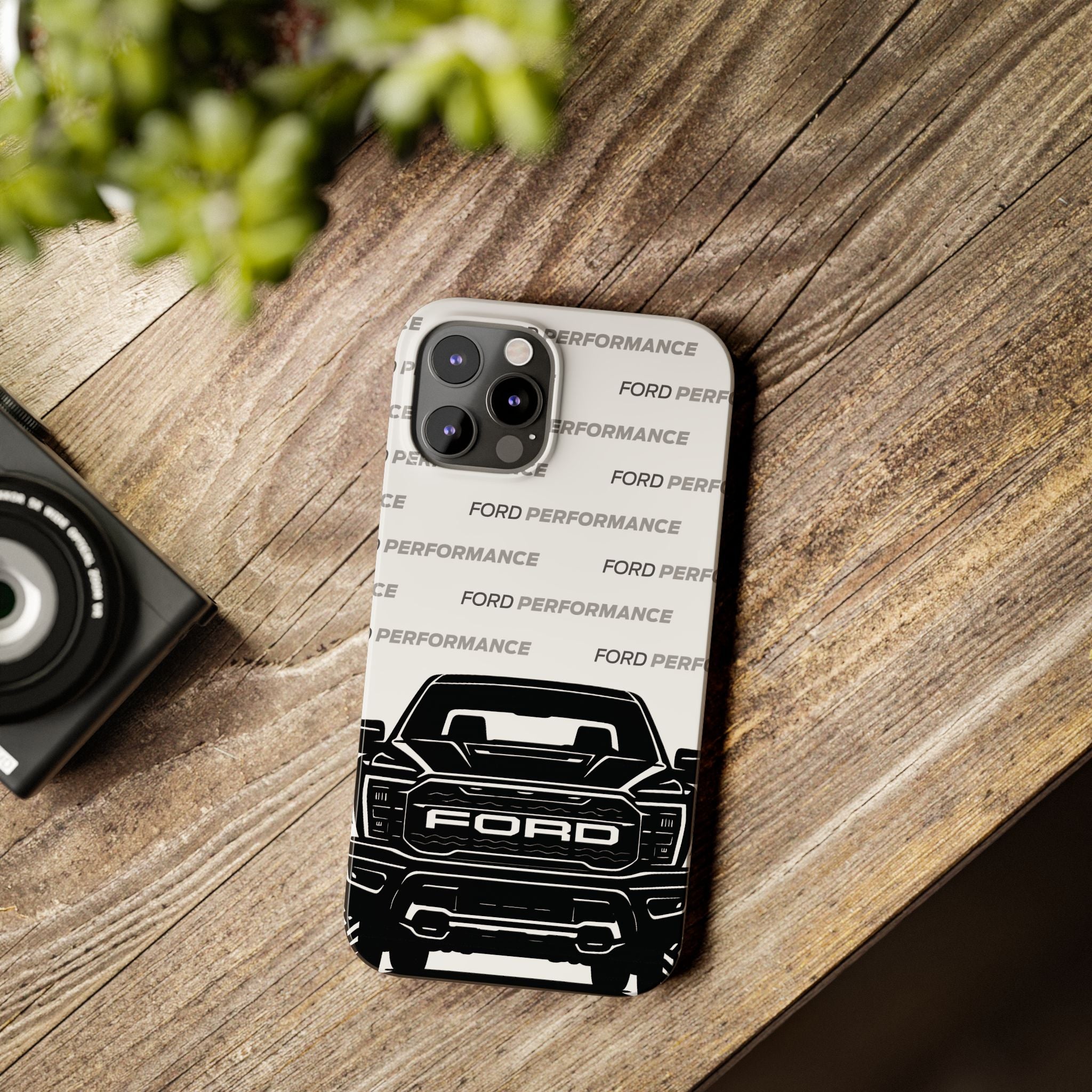 Ford Raptor (Gen 3) Slim Phone Case Greyscale