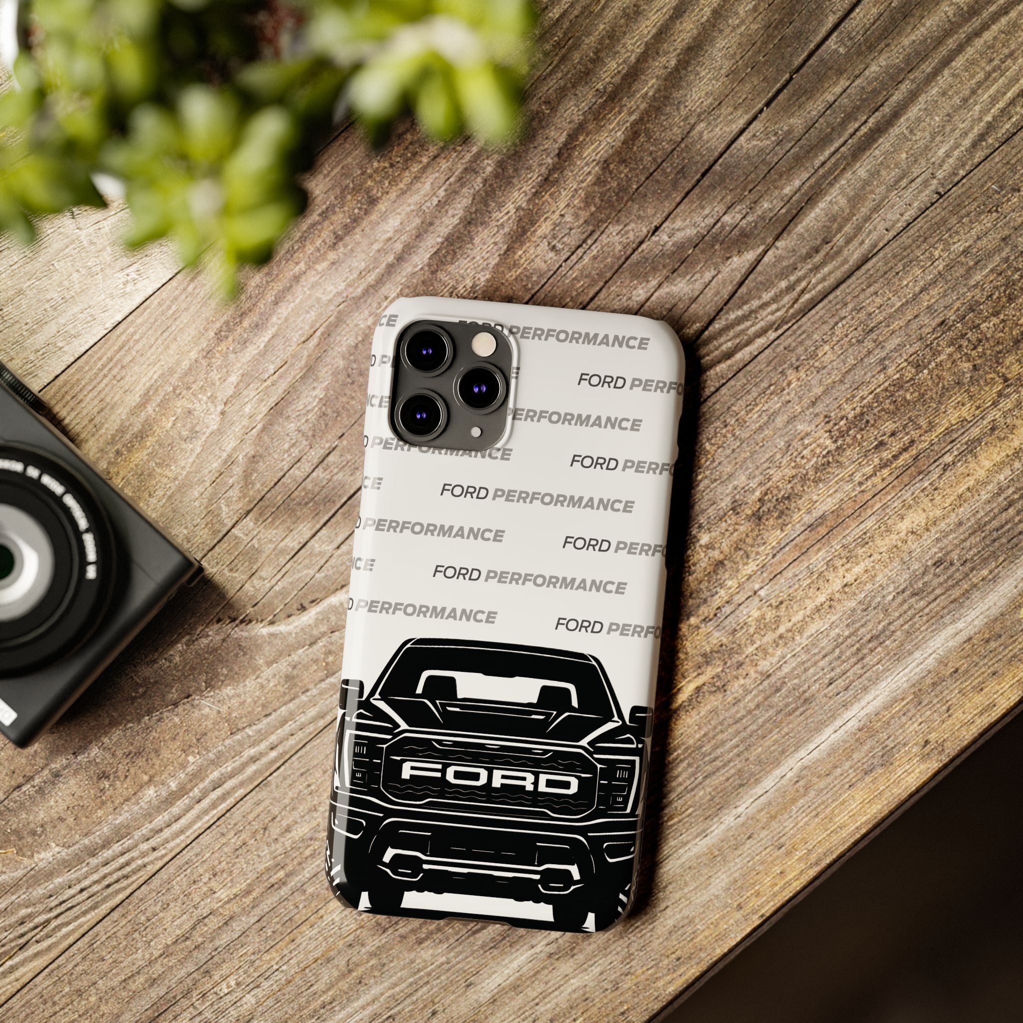 Ford Raptor (Gen 3) Slim Phone Case Greyscale