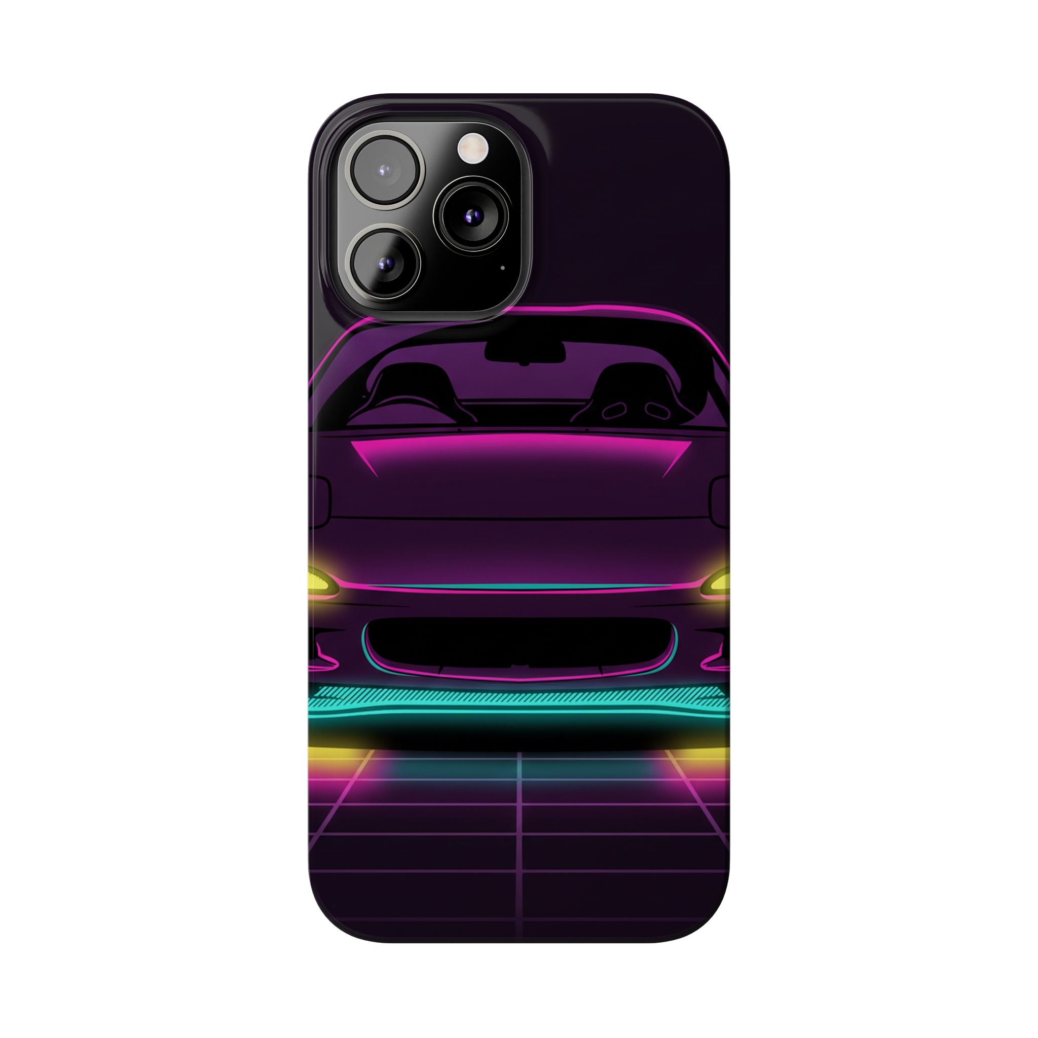 Mazda RX-7 FD Neon Synthwave Phone Case