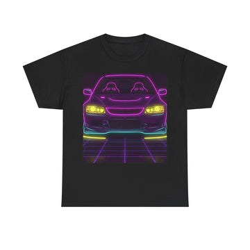 Mitsubishi Evo IX (2005-07) Neon Synthwave Unisex Tee