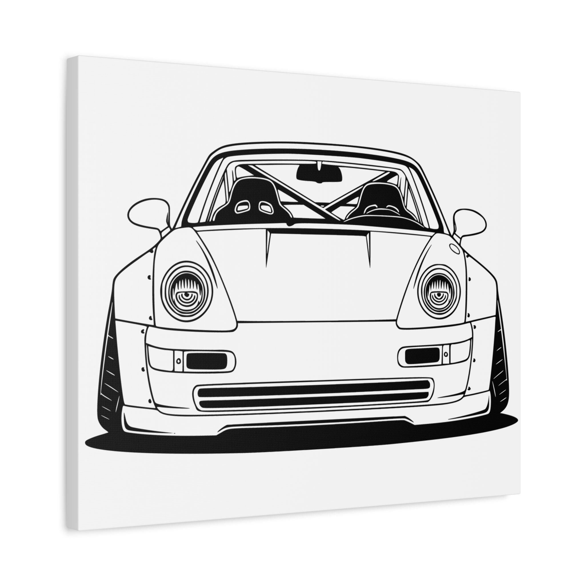 Porsche 964 Turbo Canvas Wall Art