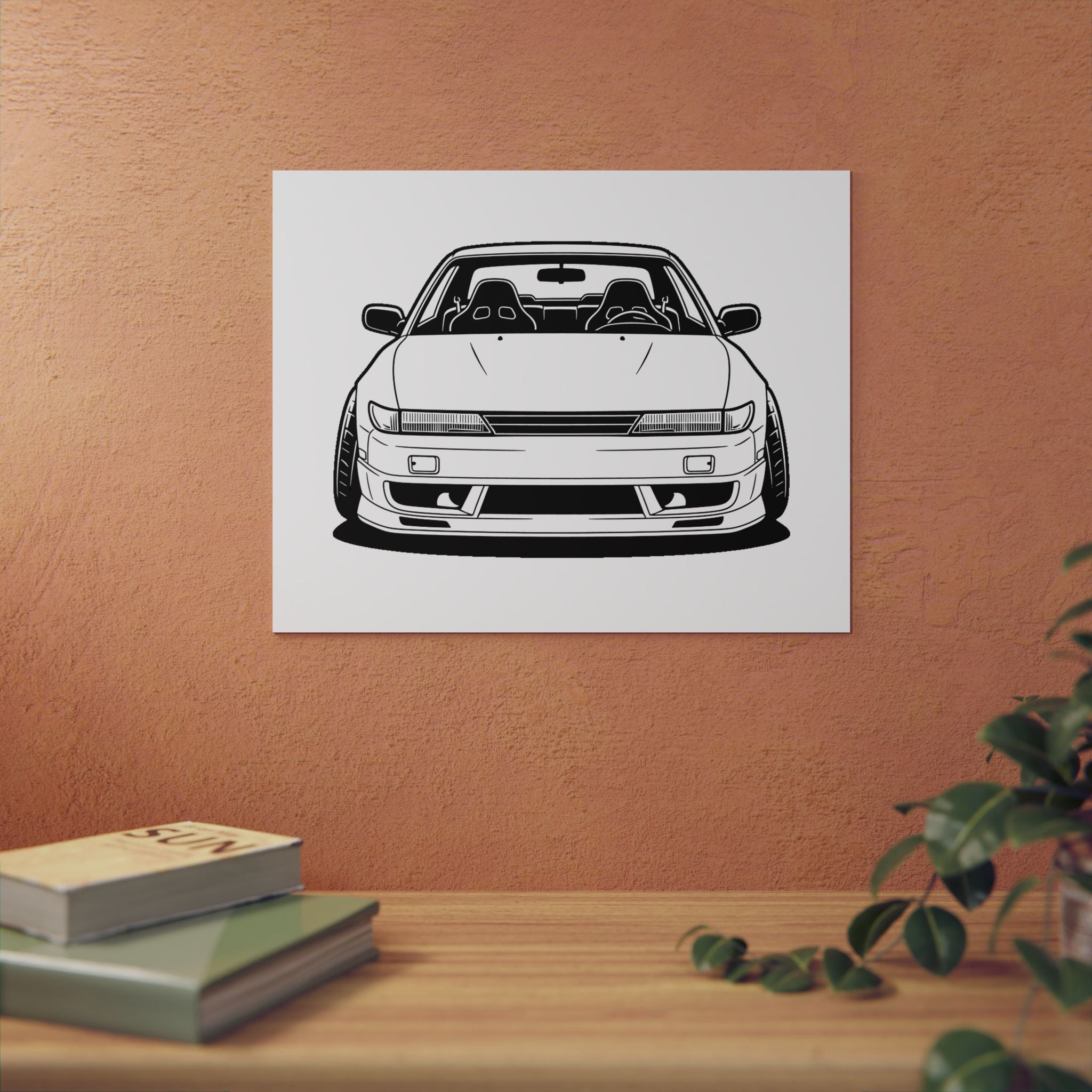 Nissan Silvia S13 Metal Wall Sign