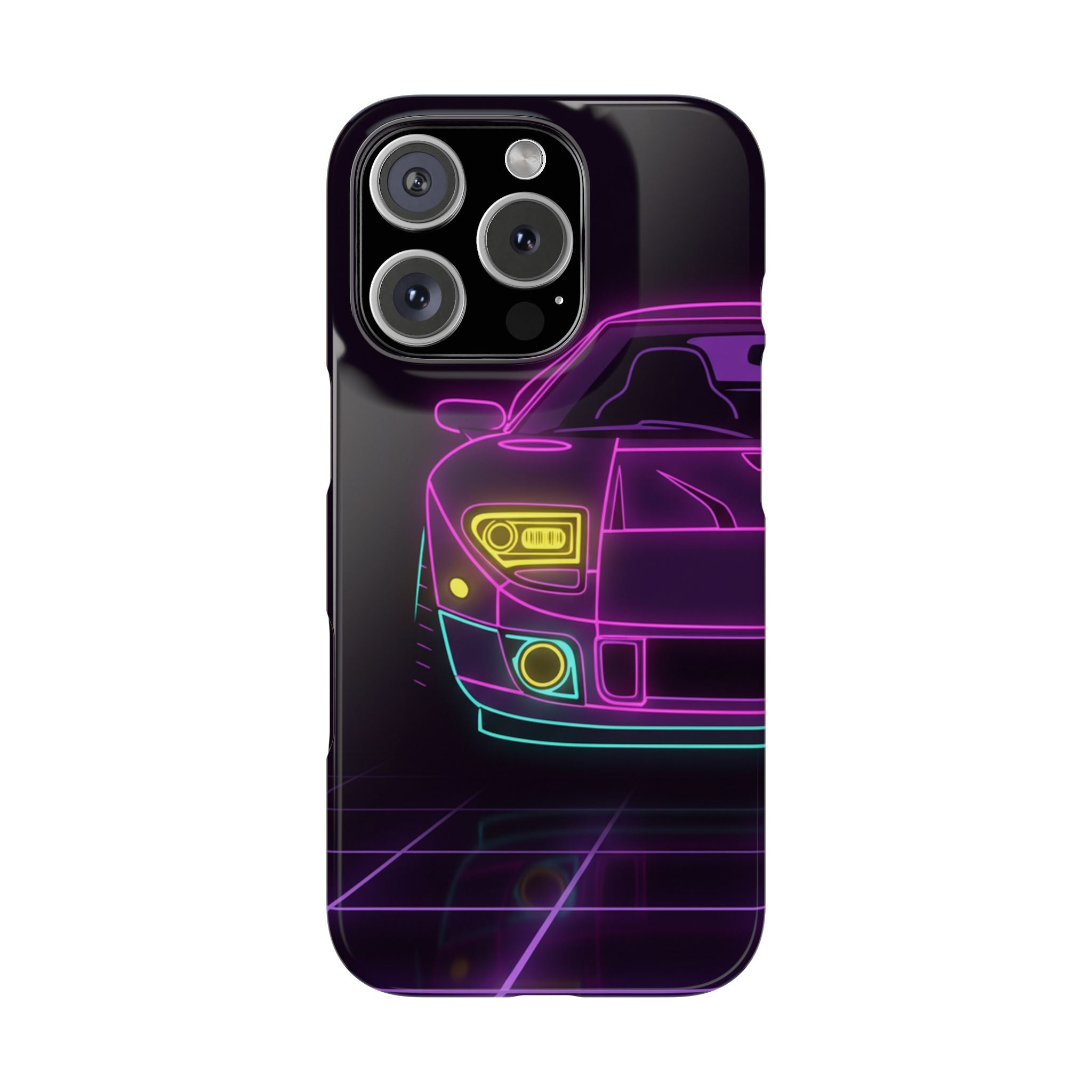 Ford GT40 (1964-69) Neon Synthwave Phone Case