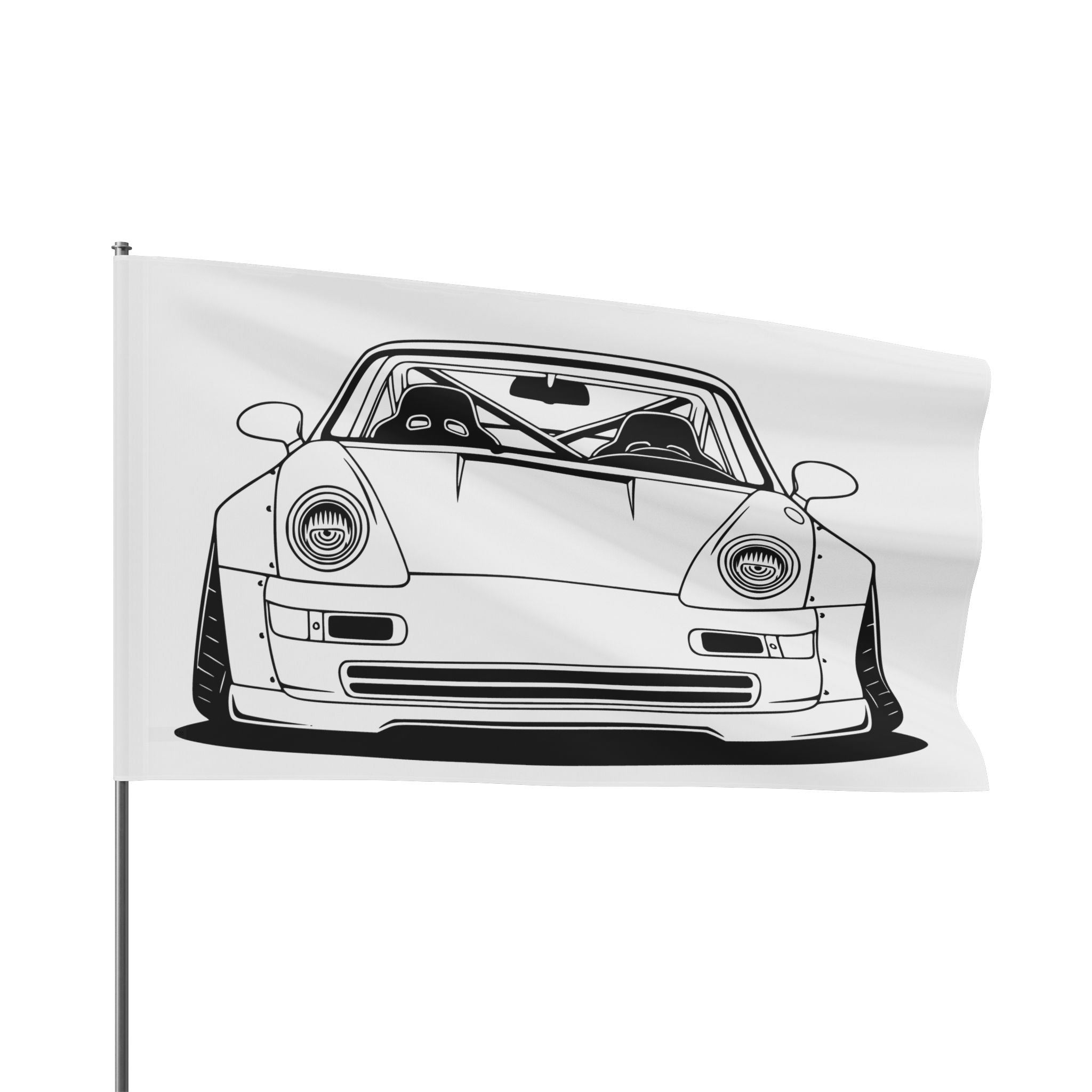 Porsche 964 Turbo Garage Flag