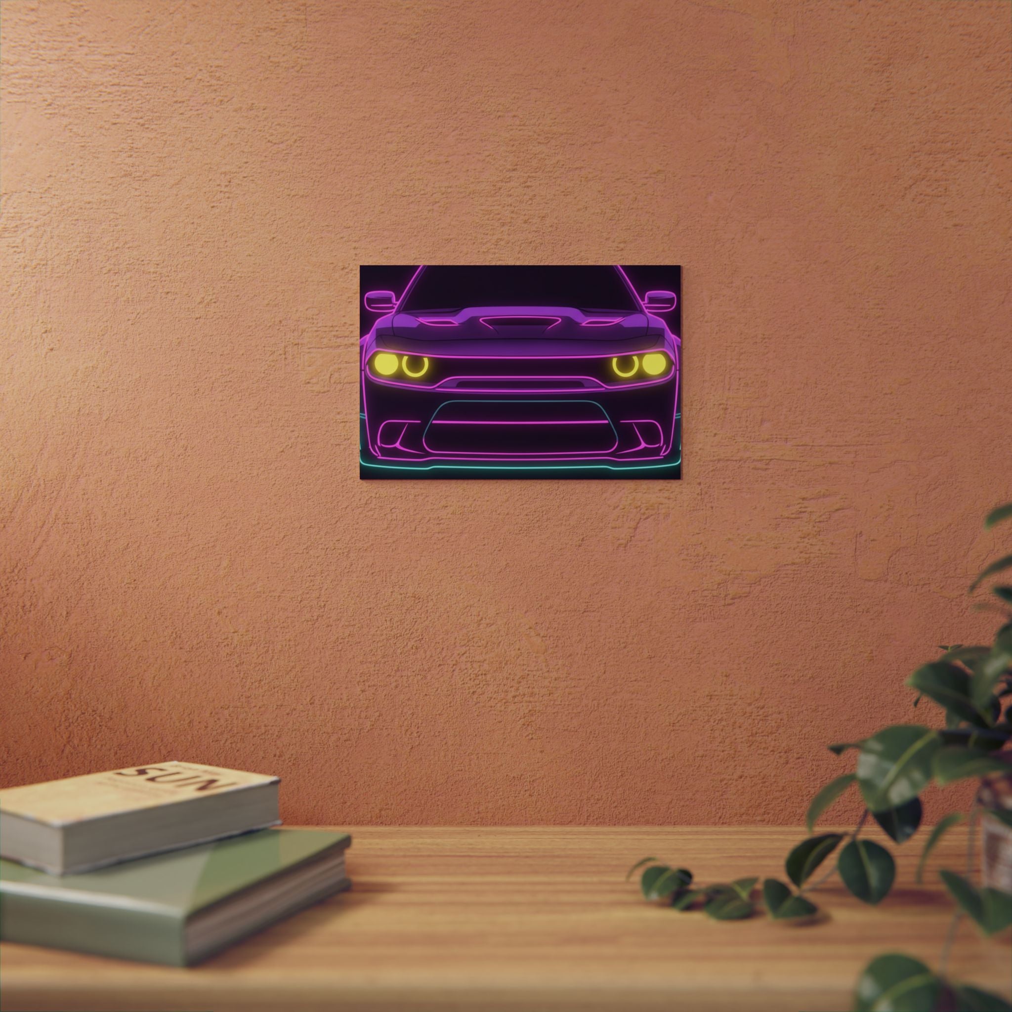 Dodge Challenger SRT Hellcat Metal Wall Sign