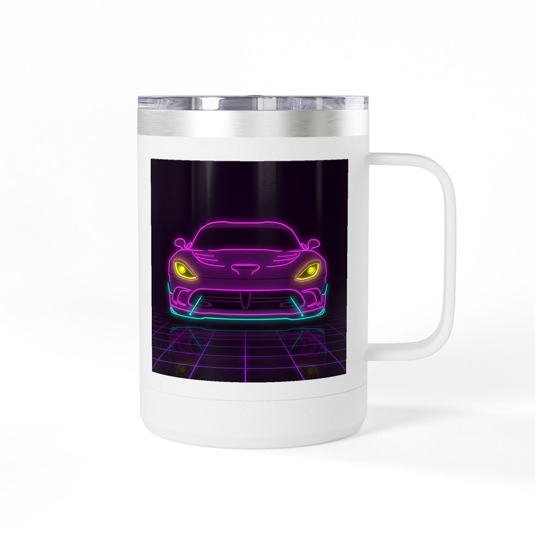 Dodge Viper (1992-17) Neon Synthwave Coffee Mug