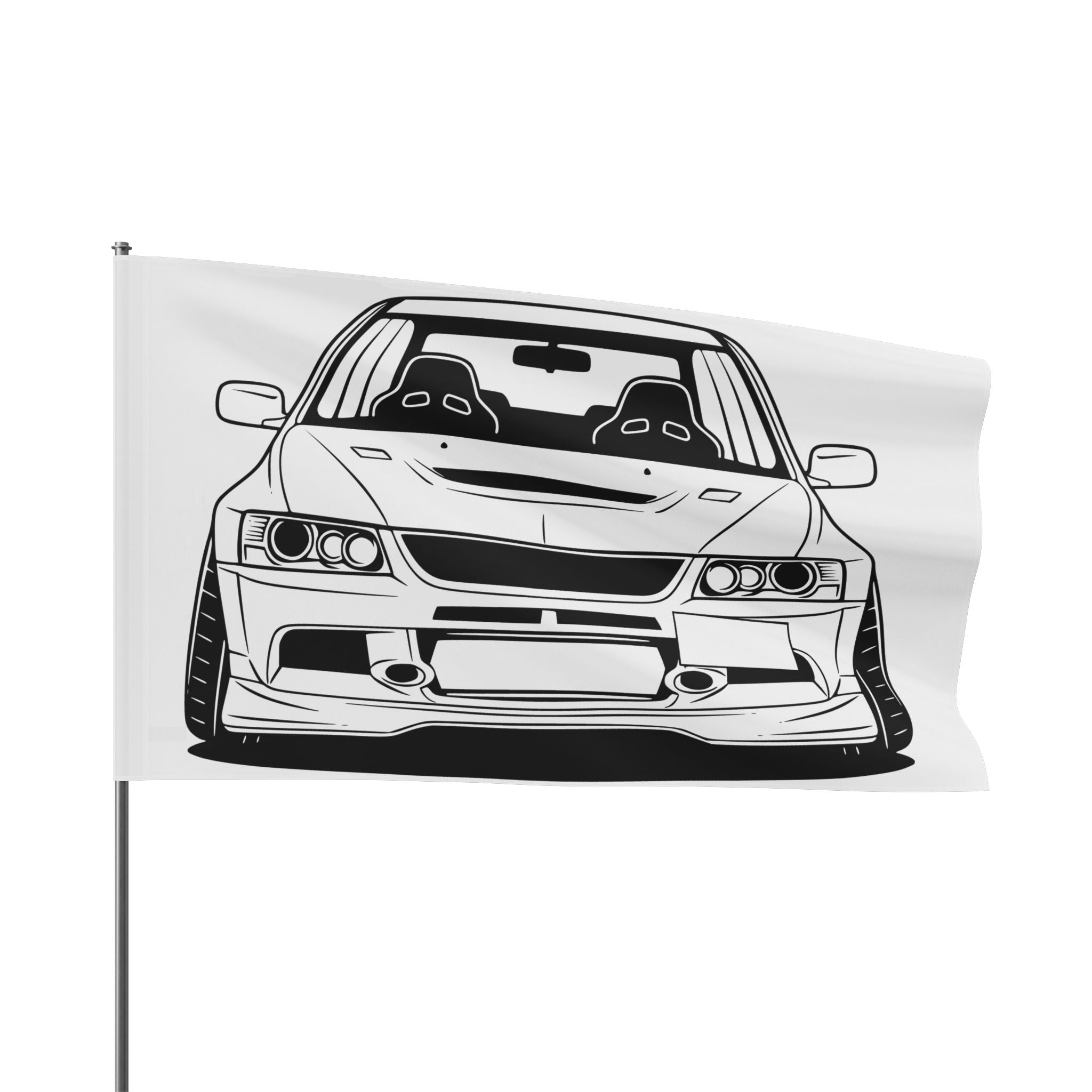 Mitsubishi Evo IX (2005-07) Garage Flag