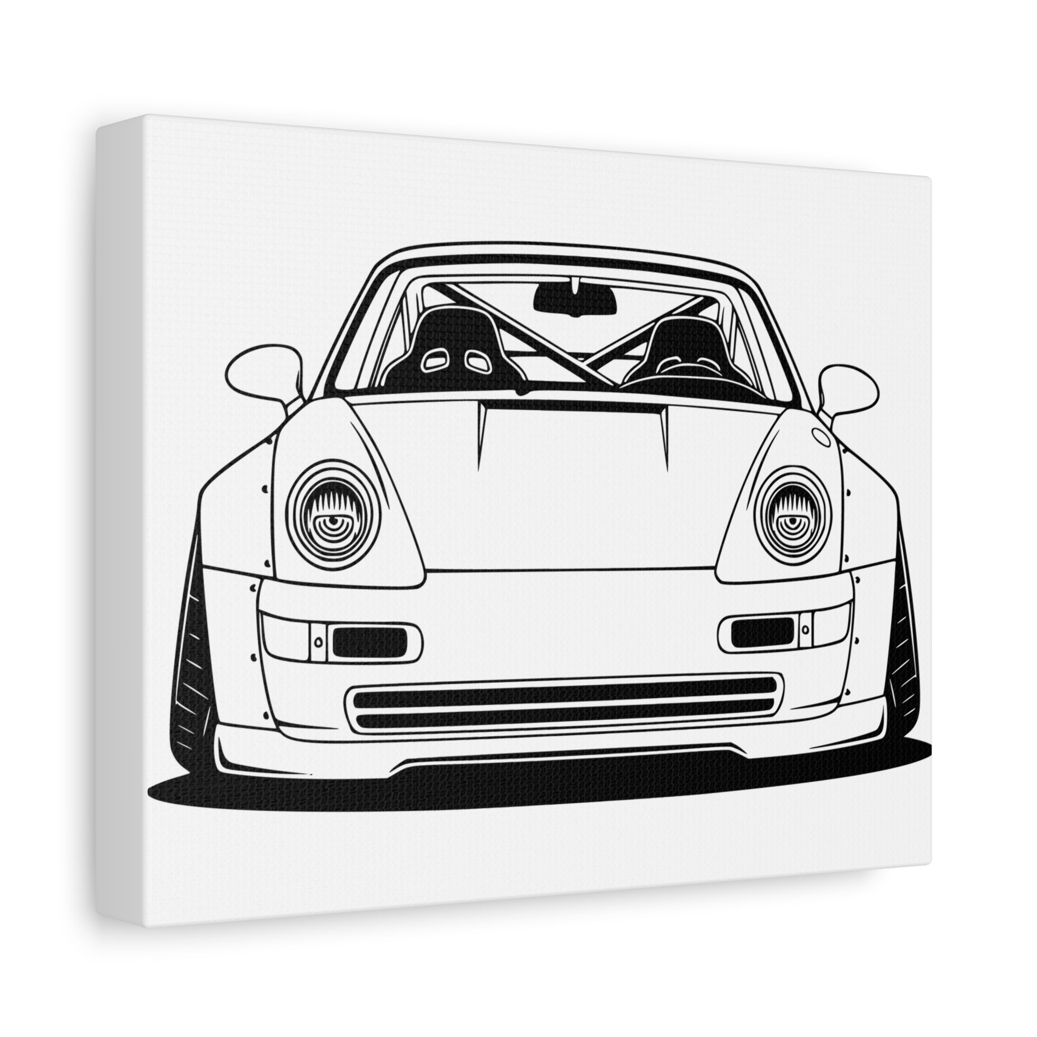 Porsche 964 Turbo Canvas Wall Art