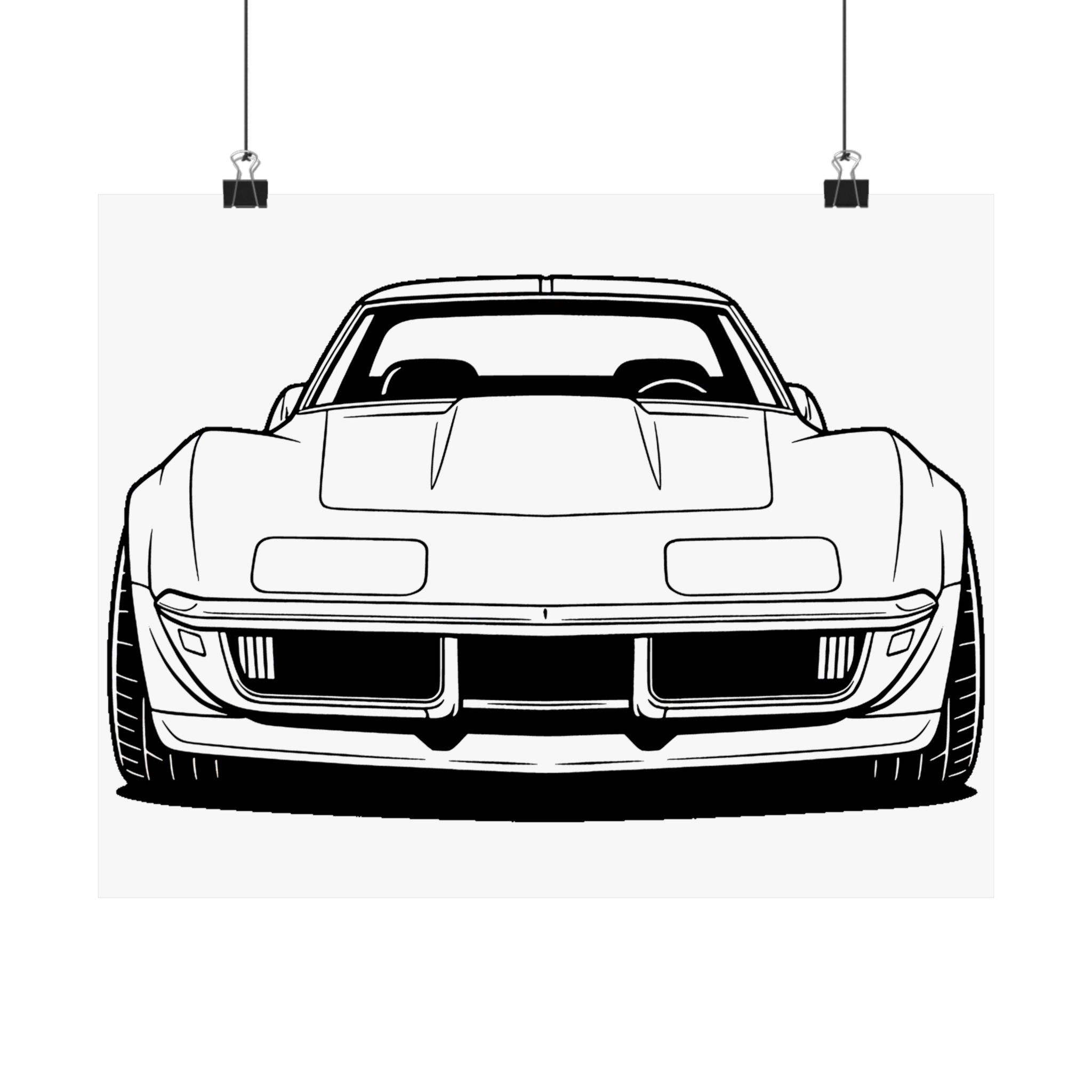 1969 Corvette Stingray C3 Poster