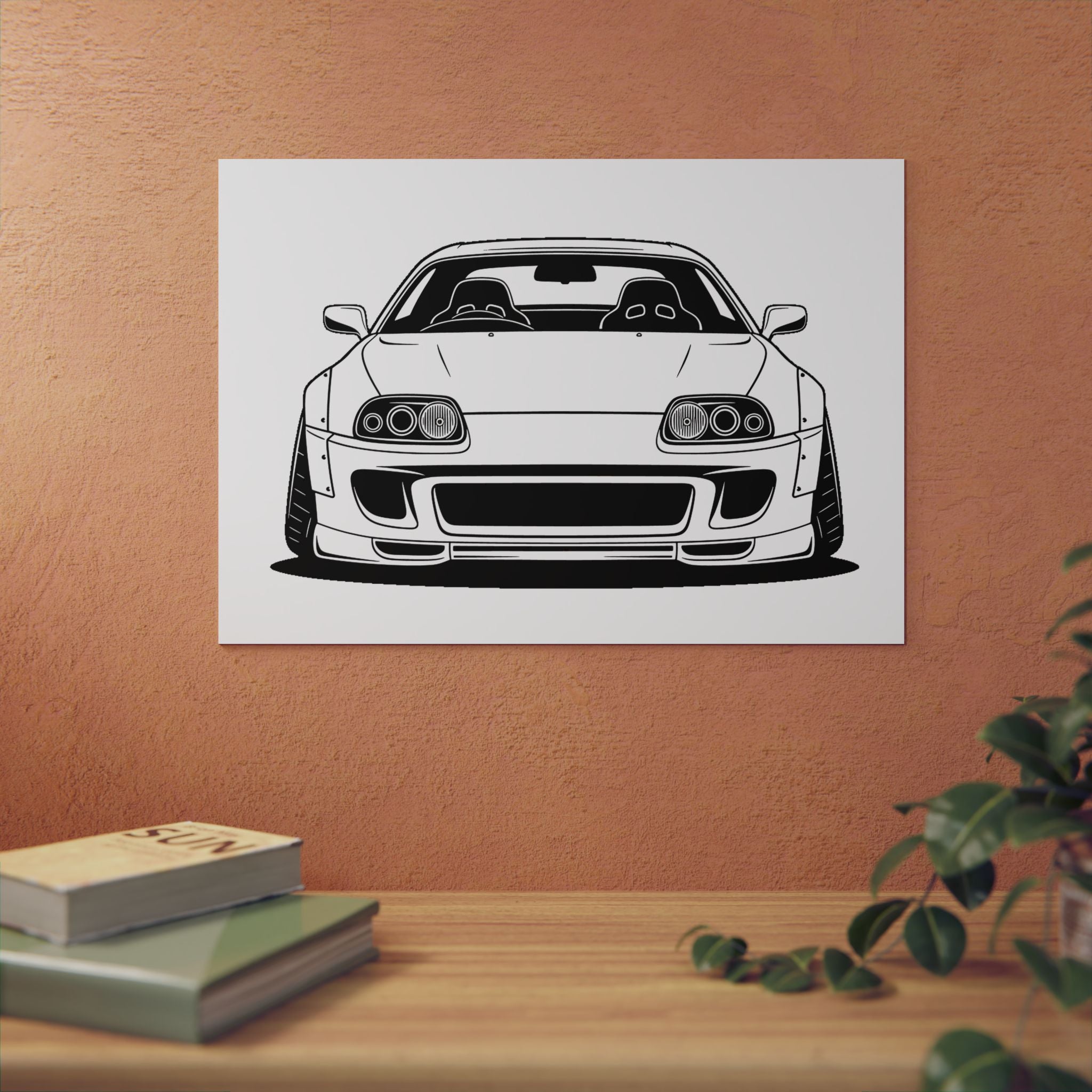 Toyota Supra MK4 Metal Wall Sign