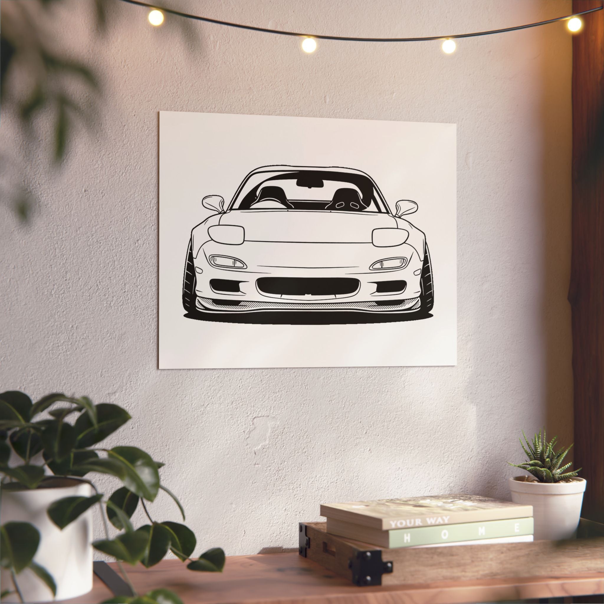 Mazda RX-7 FD Metal Wall Sign