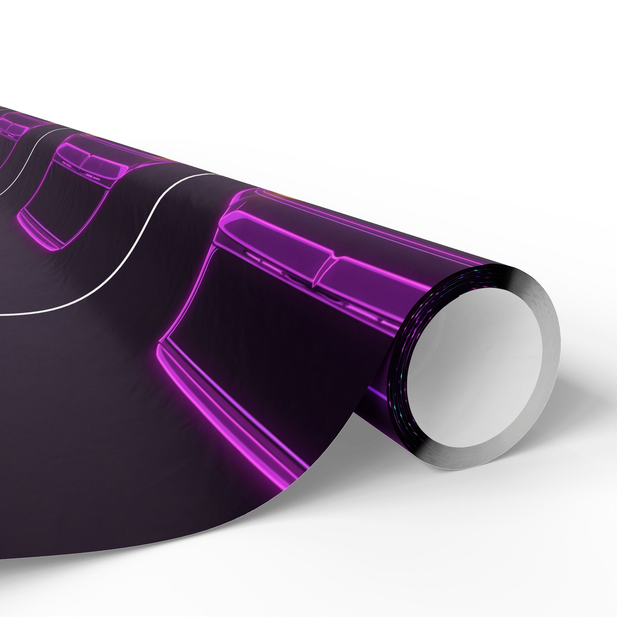 Chevy C10 Pickup (1967-72) Pro-Touring Neon Synthwave Gift Wrapping Paper