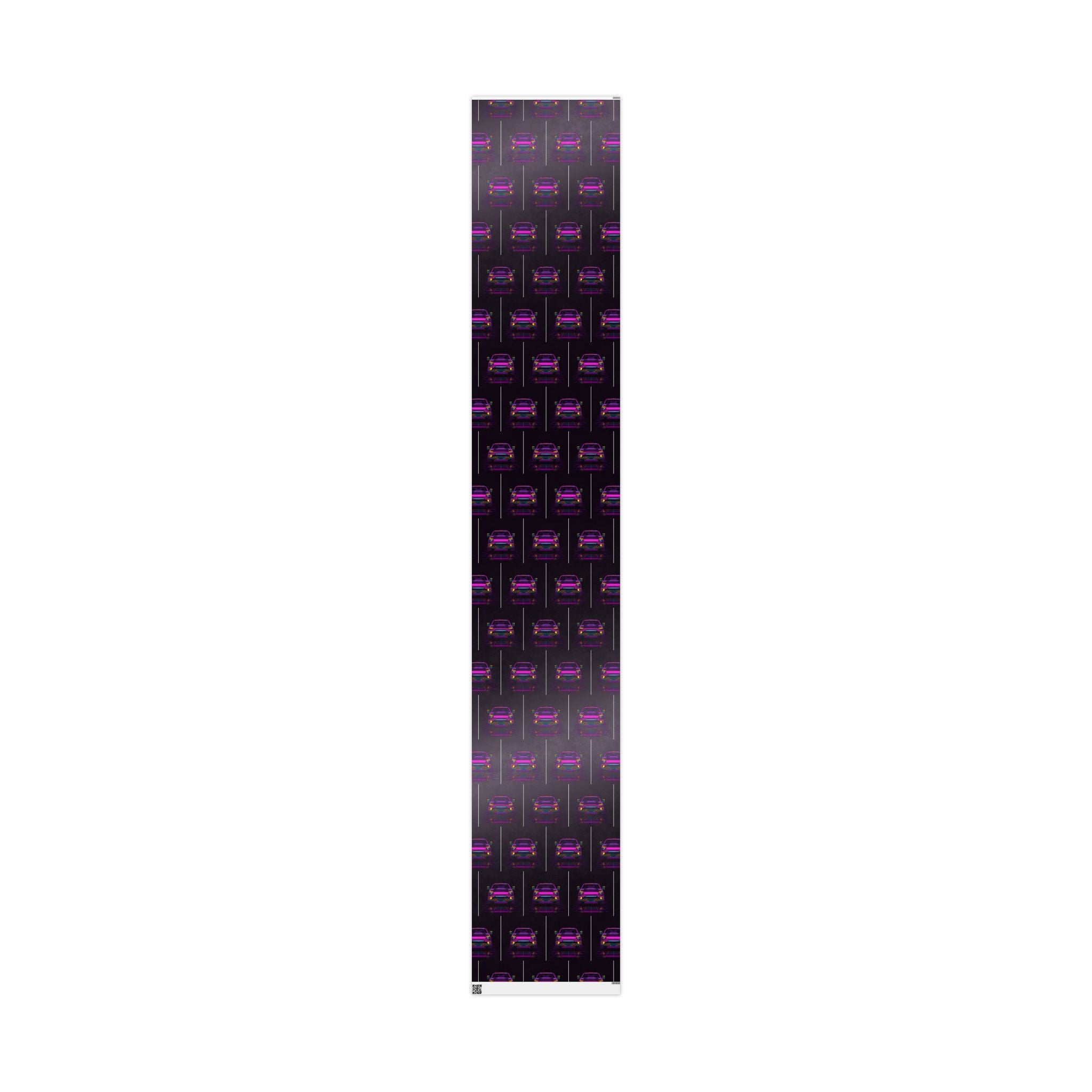 Chevy Silverado Trail Boss (2019+) Neon Synthwave Gift Wrapping Paper