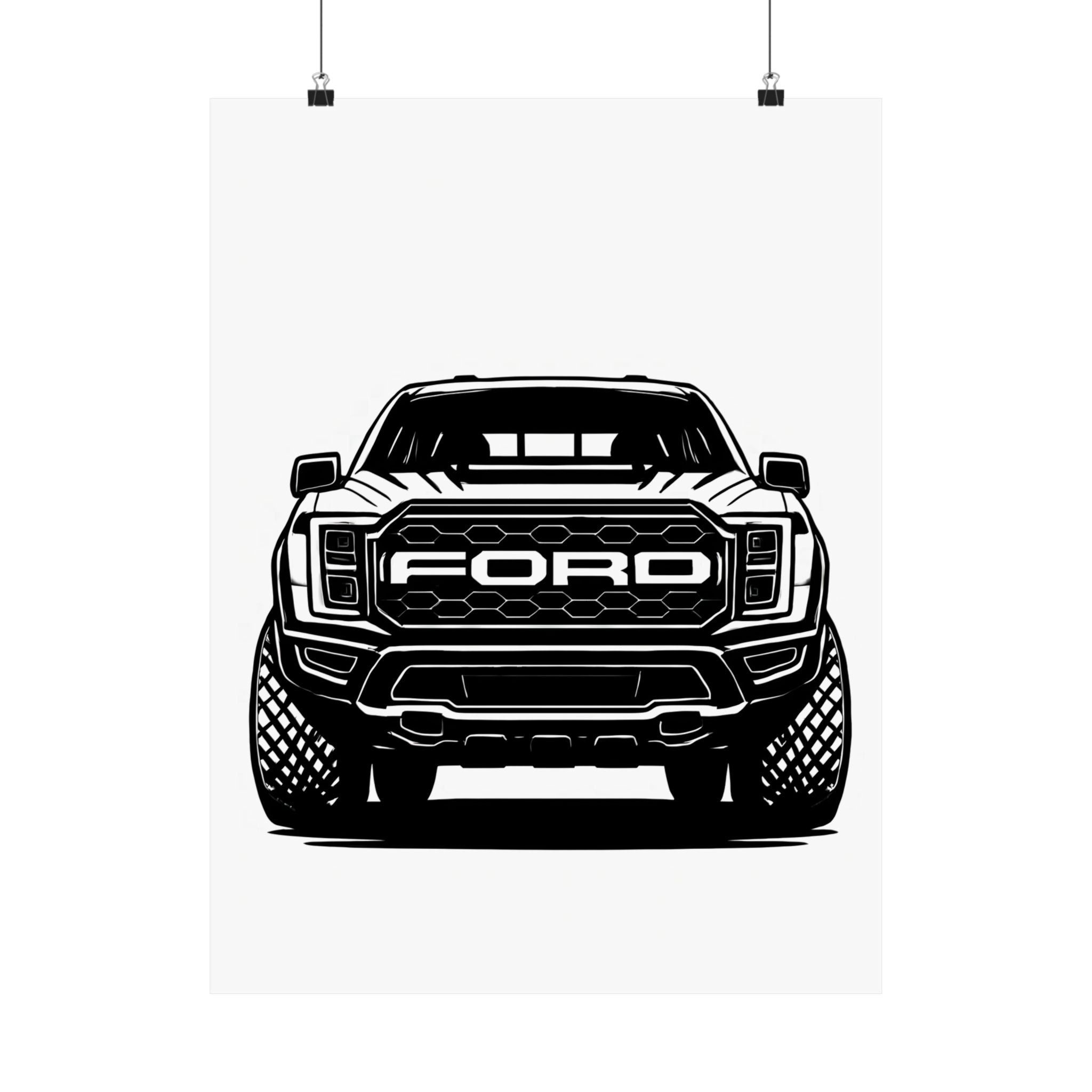Ford F150 Raptor Gen 3 Print