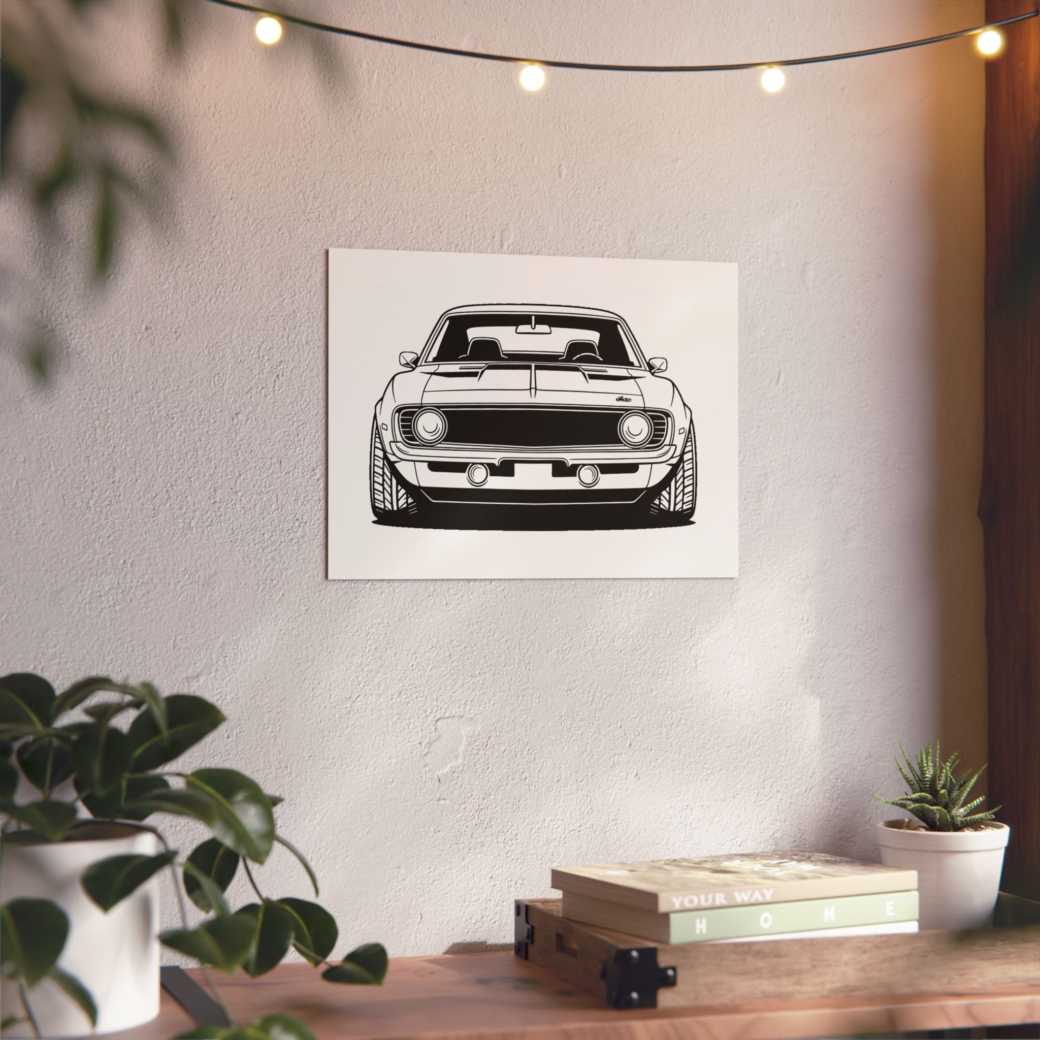 1969 Chevrolet Camaro SS Metal Wall Sign