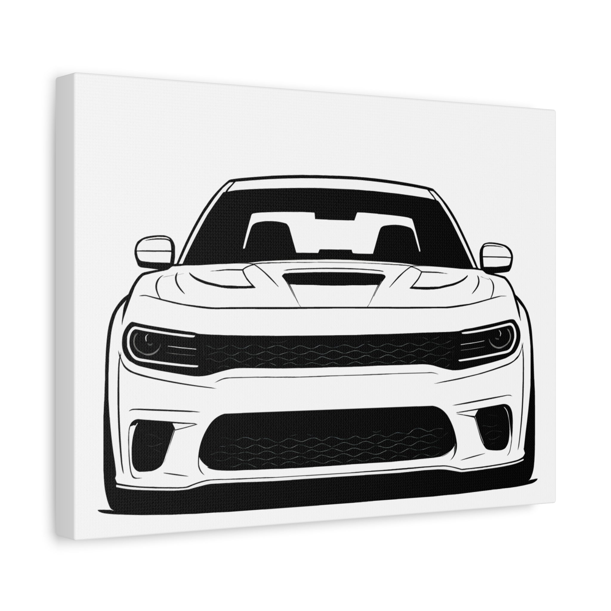 Dodge Charger SRT Hellcat Canvas Wall Art