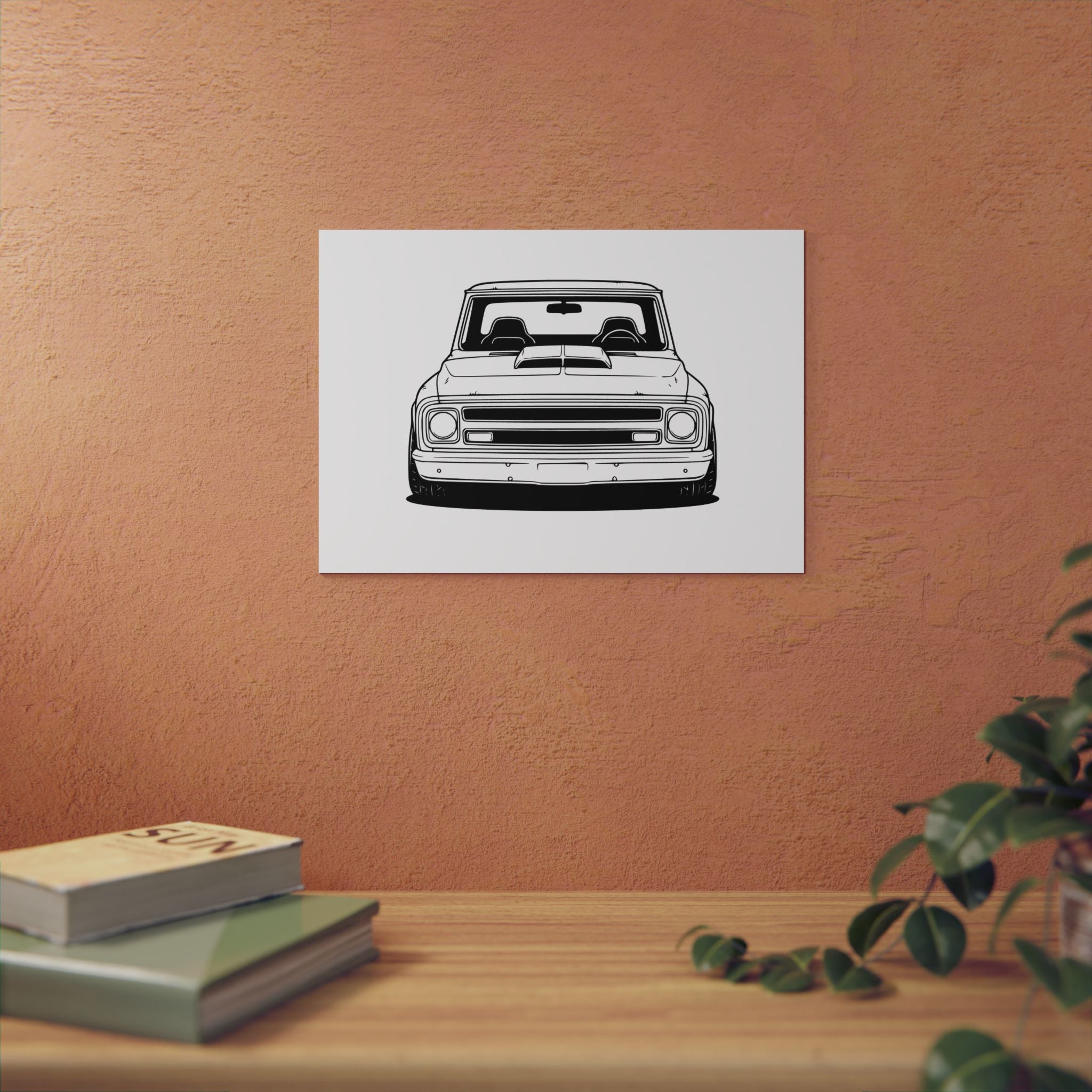Chevy C10 Pickup (1967-72) Metal Wall Sign