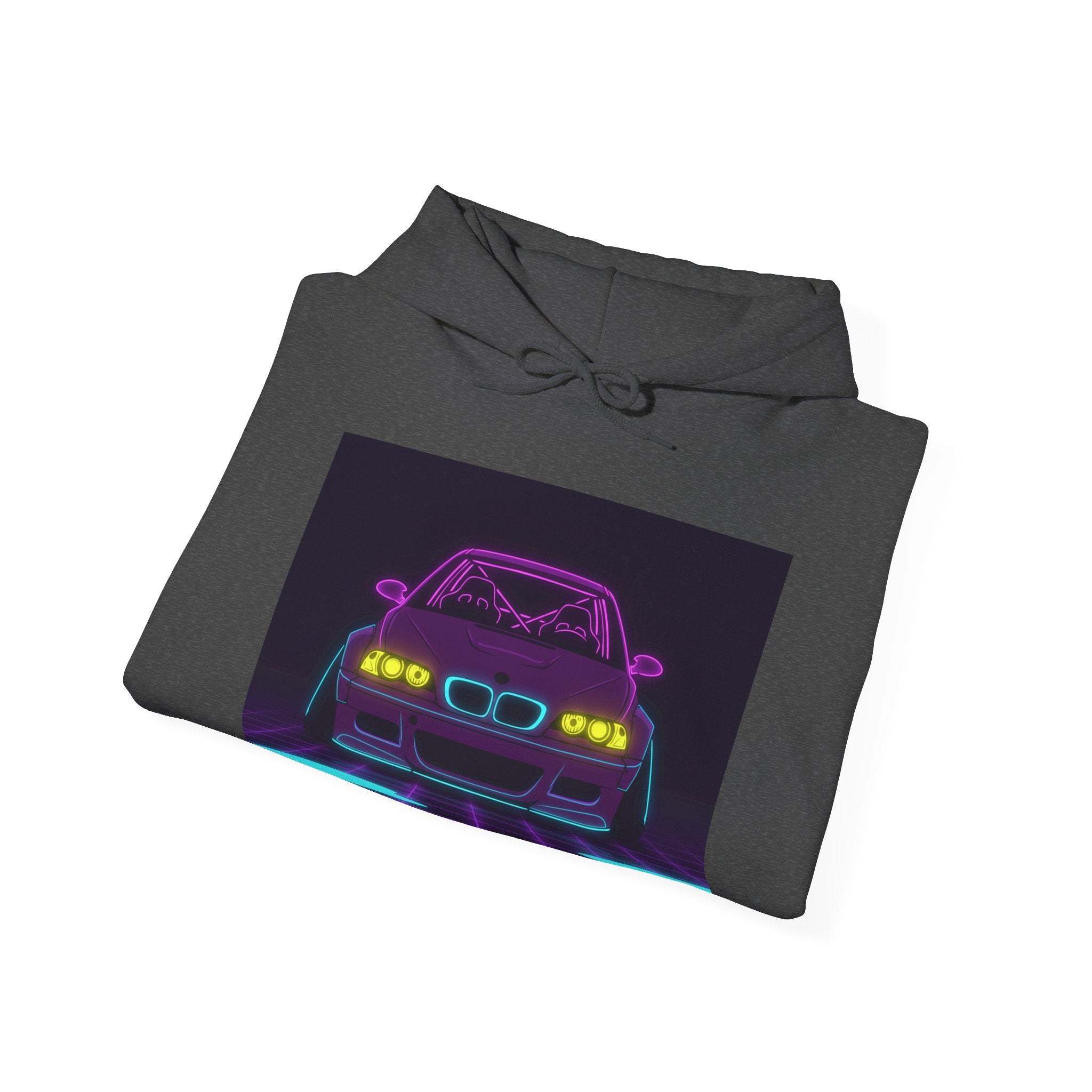 BMW E46 M3 (2000-06) Neon Synthwave Unisex Hoodie