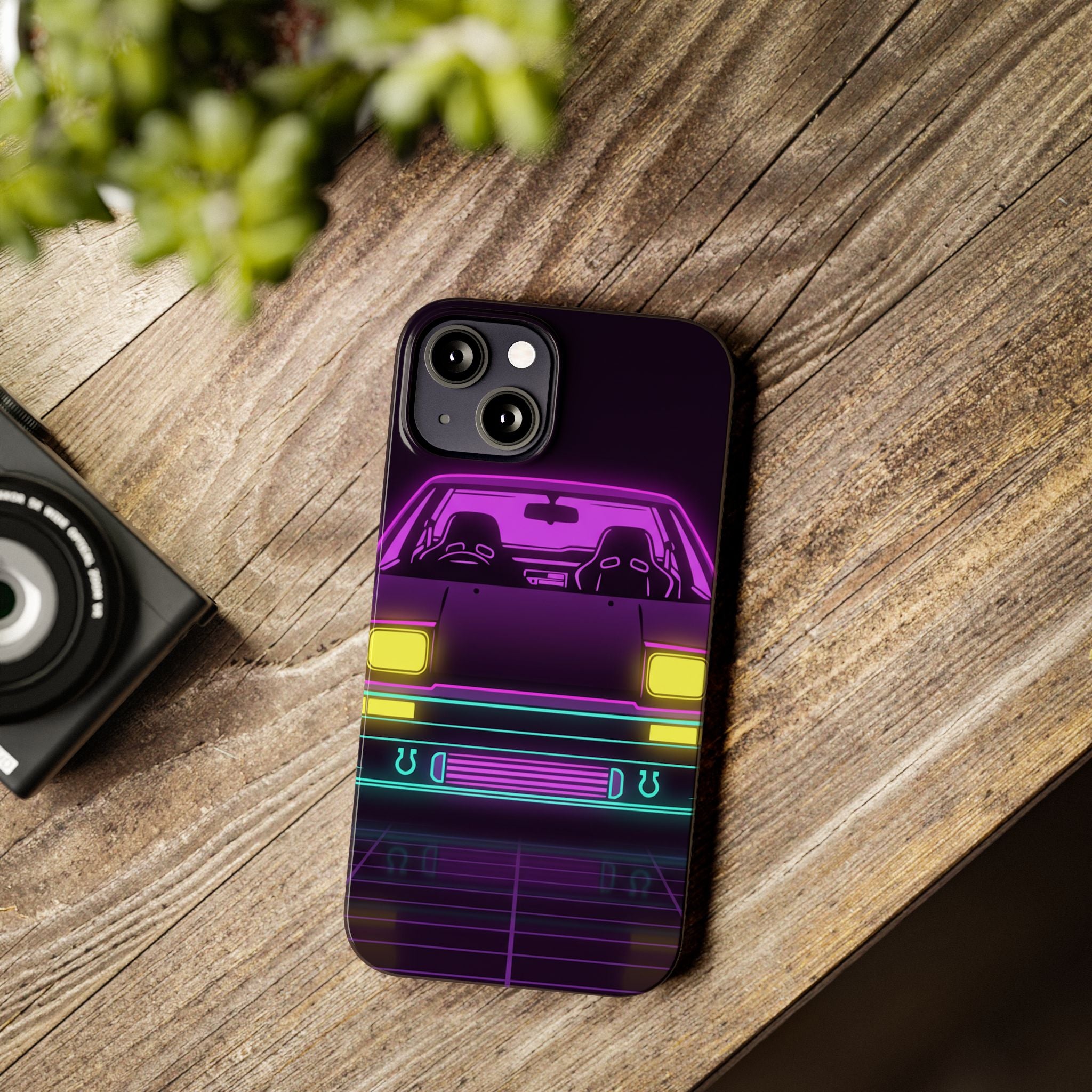Toyota AE86 (1983-87) Neon Synthwave Phone Case