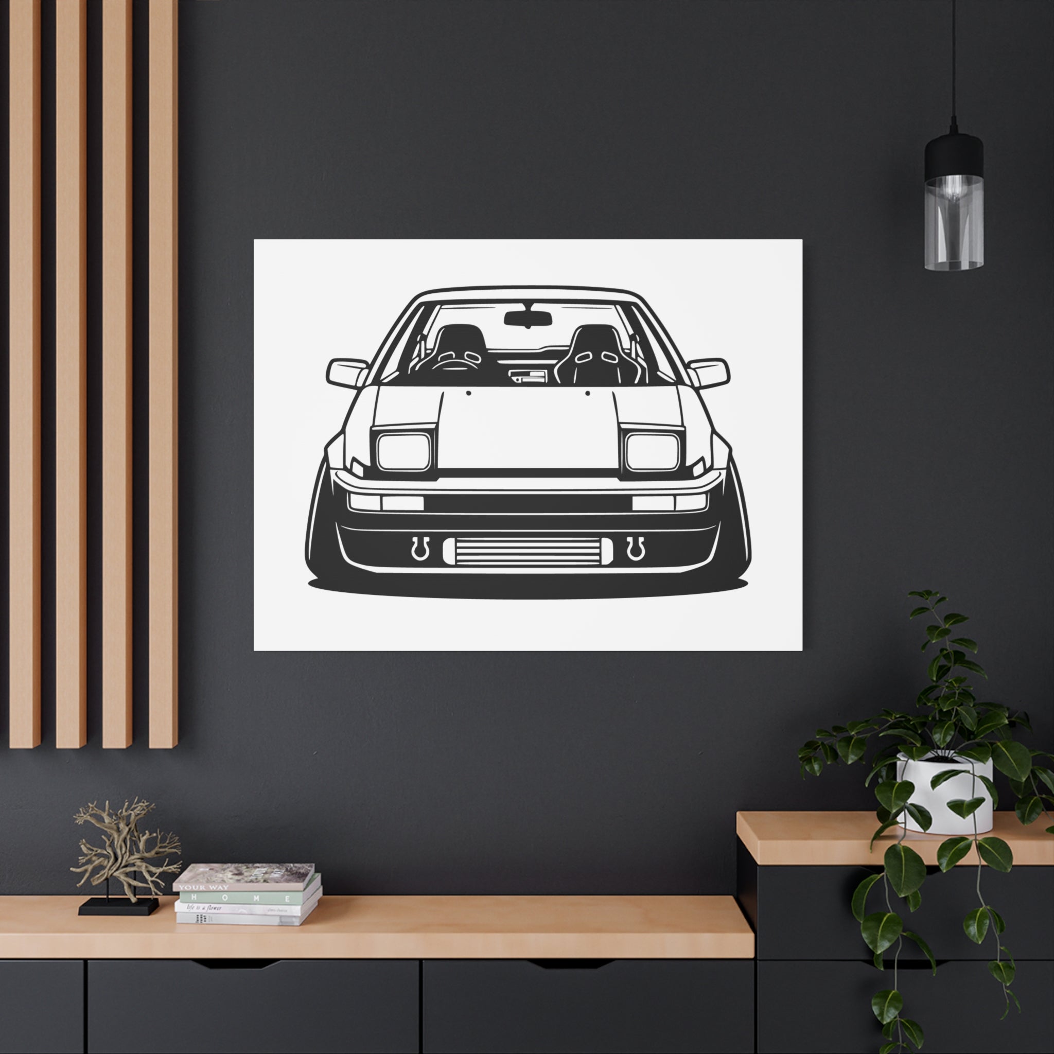Toyota AE86 (1983-87) Canvas Wall Art