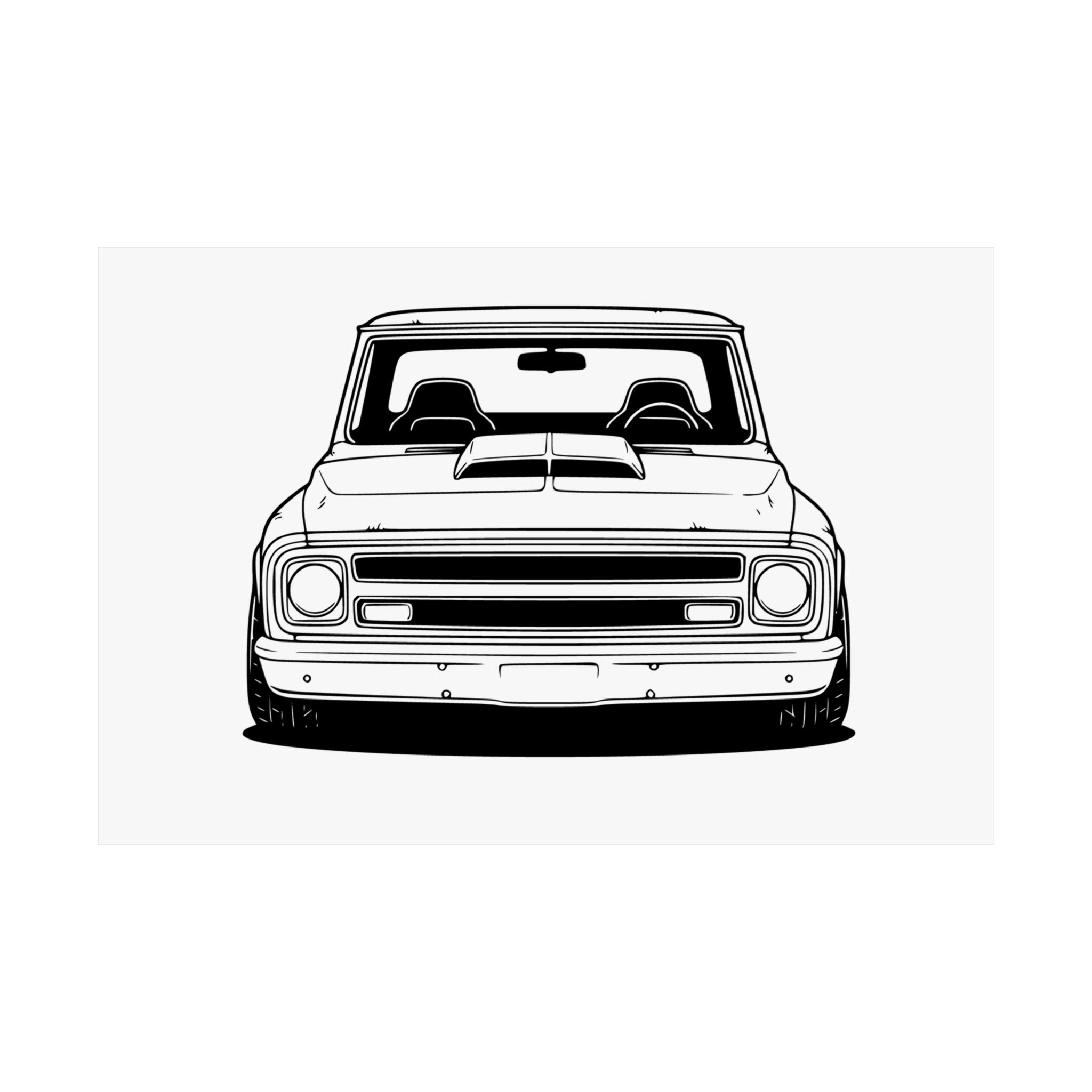 Chevy C10 Pickup (1967-72) Poster