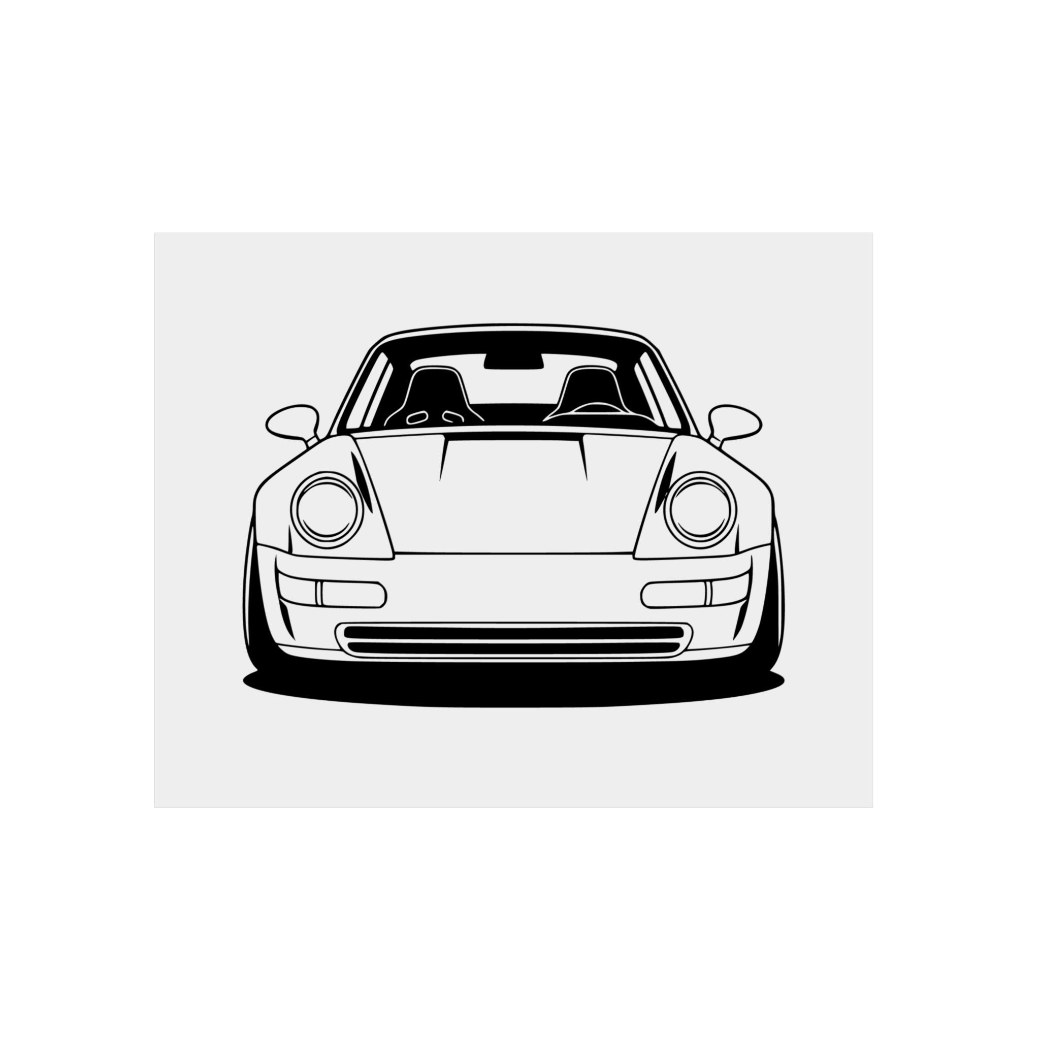 Porsche 964 Singer Metal Wall Sign