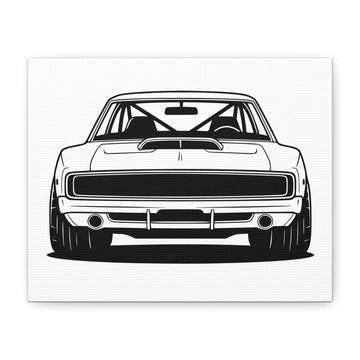 Dodge Charger R/T (1968-70) Canvas Wall Art