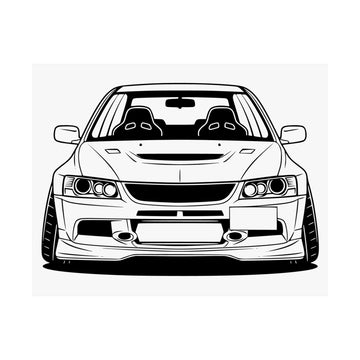 Mitsubishi Evo IX (2005-07) Poster