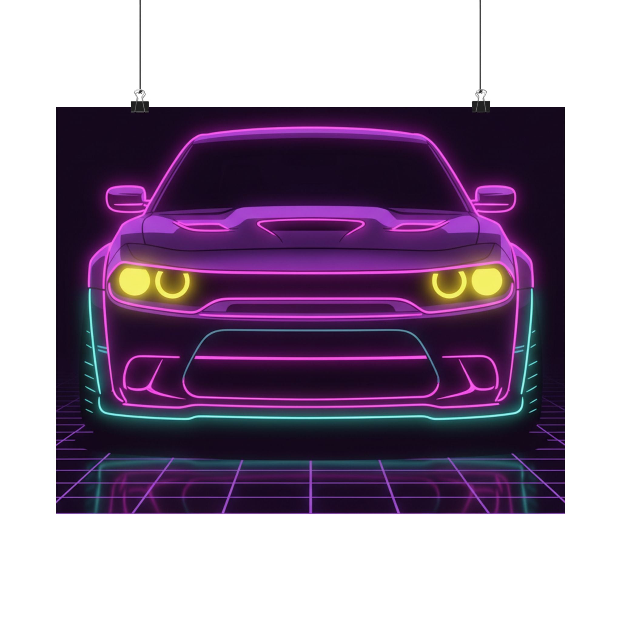 Dodge Challenger SRT Hellcat Poster