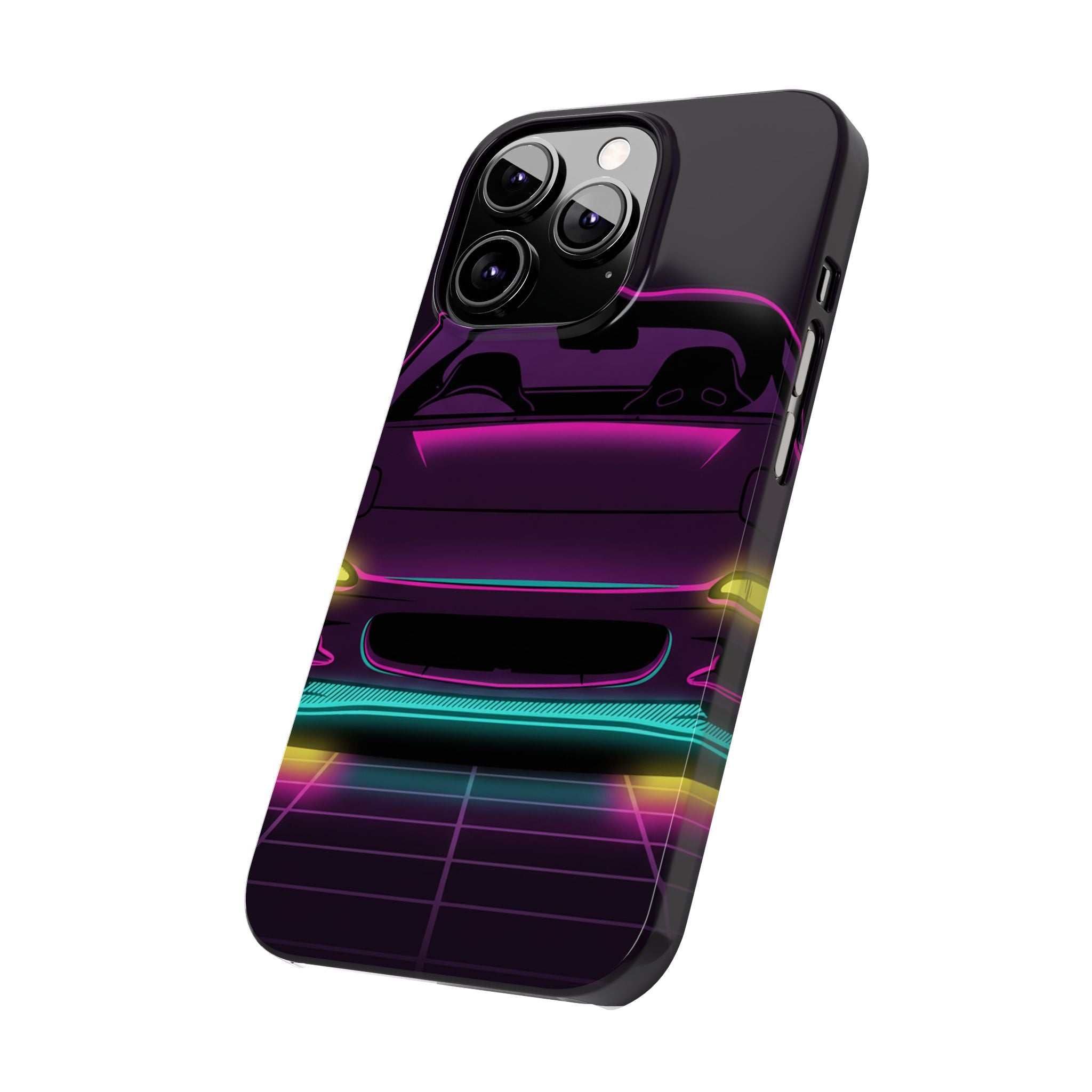 Mazda RX-7 FD Neon Synthwave Phone Case