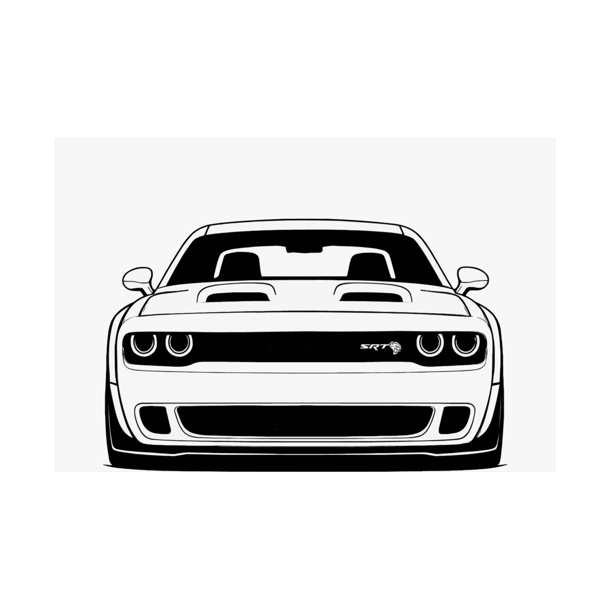 Dodge Challenger SRT Hellcat Poster