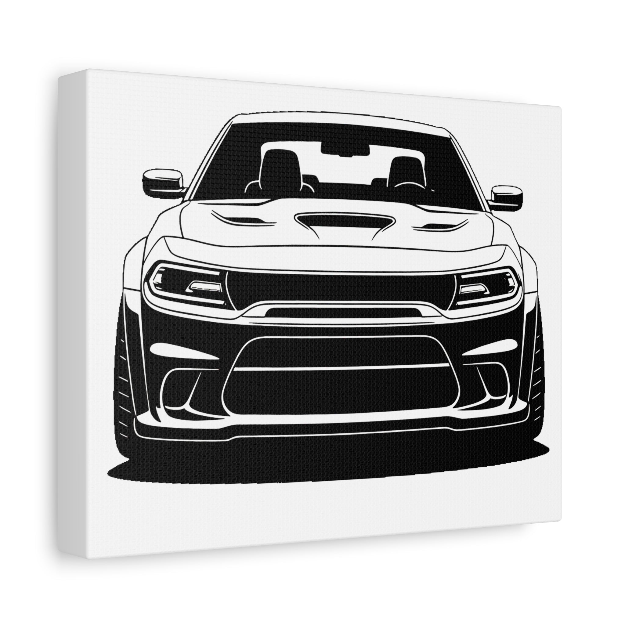 Dodge Challenger SRT Hellcat Canvas Wall Art