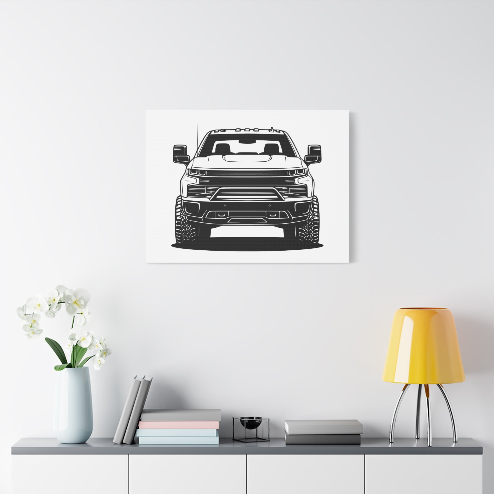Chevy Silverado Trail Boss (2019+) Canvas Wall Art