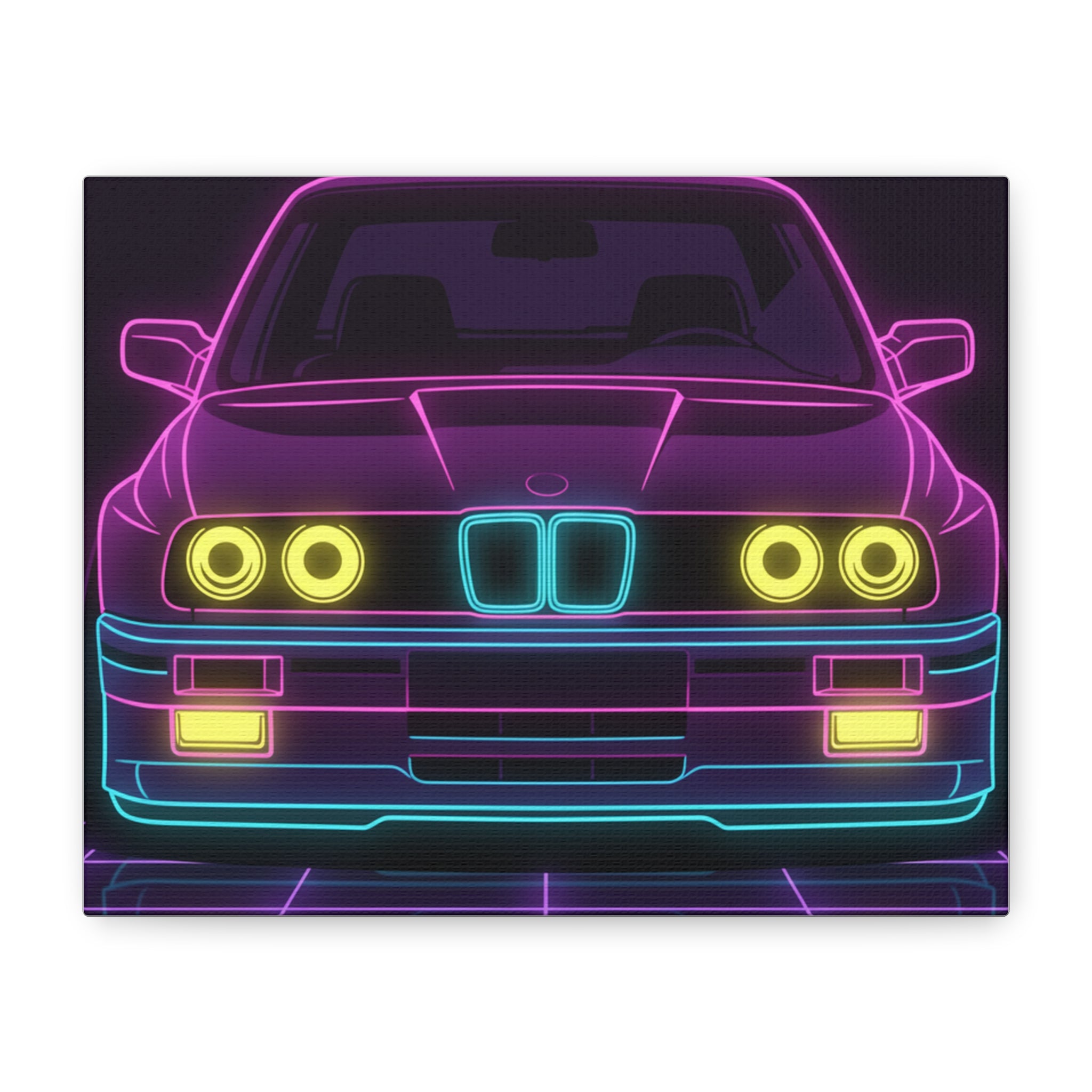 BMW E30 Canvas Wall Art