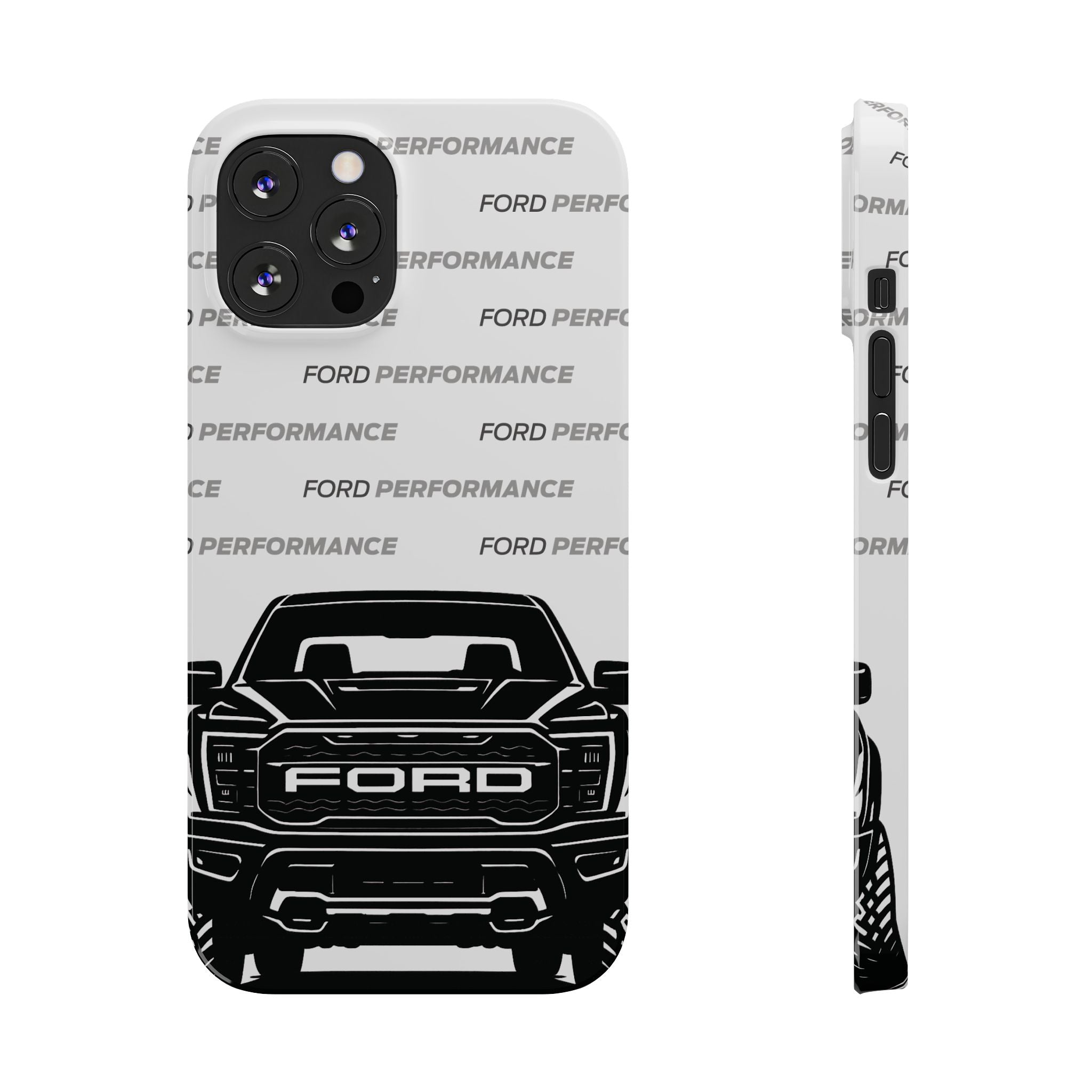 Ford Raptor (Gen 3) Slim Phone Case Greyscale