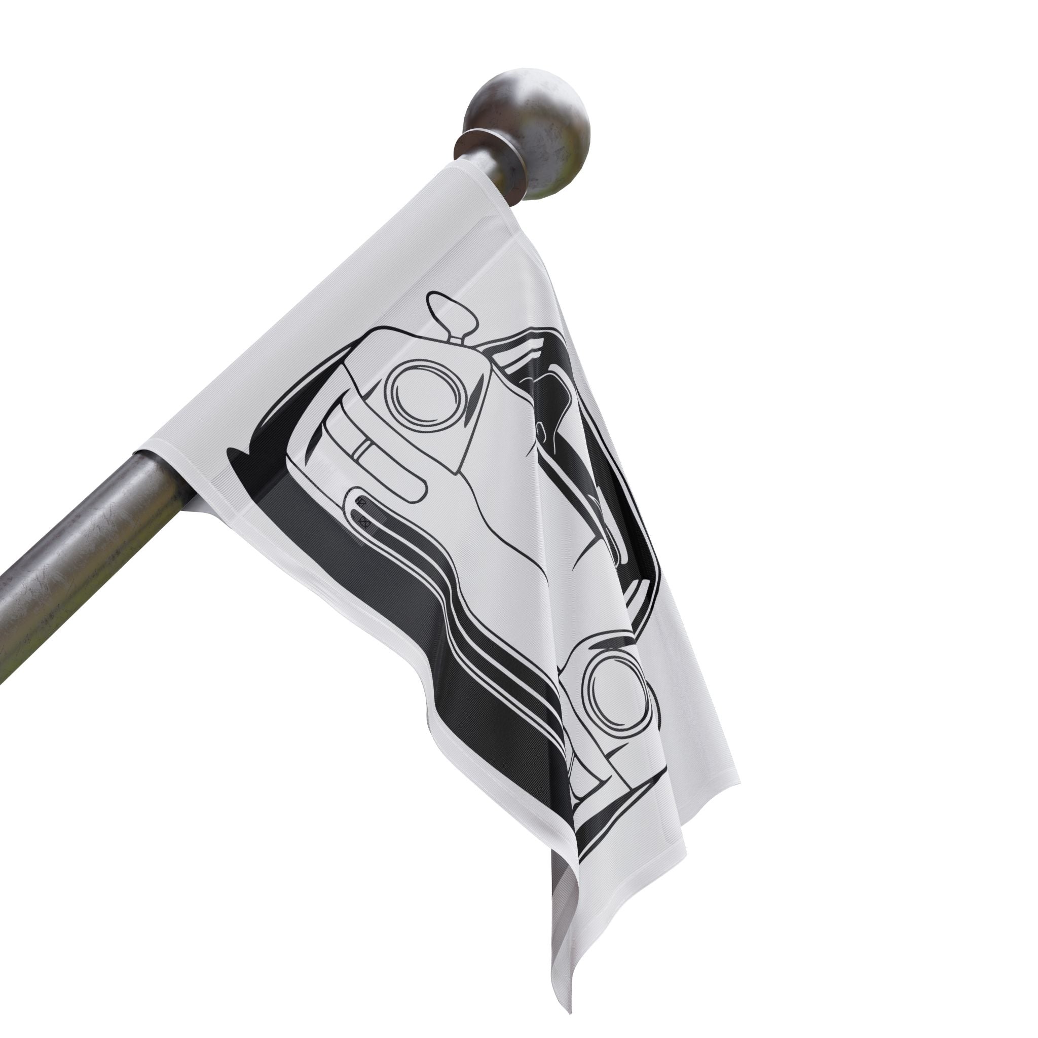 Porsche 964 Singer Garage Flag