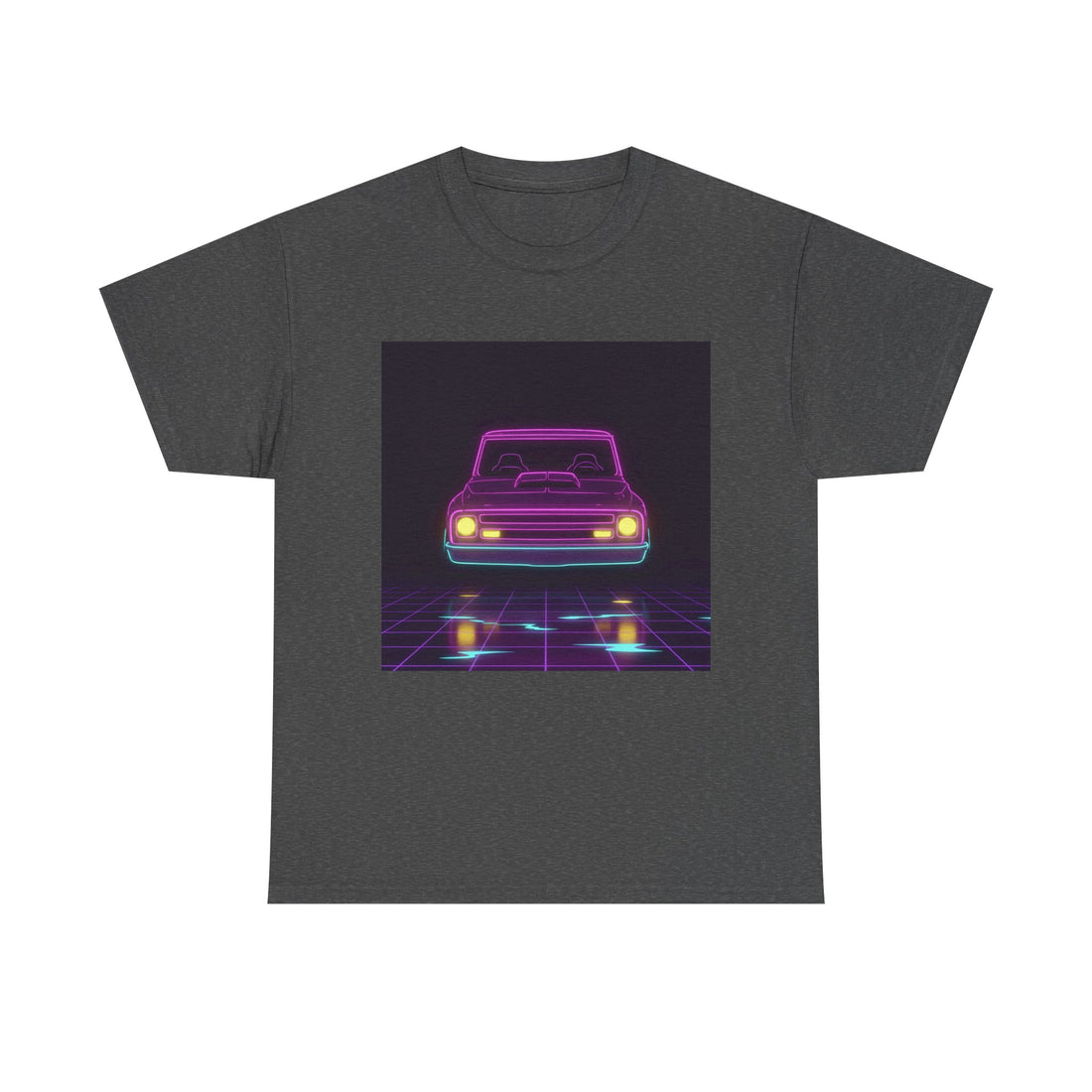 Chevy C10 Pickup (1967-72) Neon Synthwave Unisex Tee