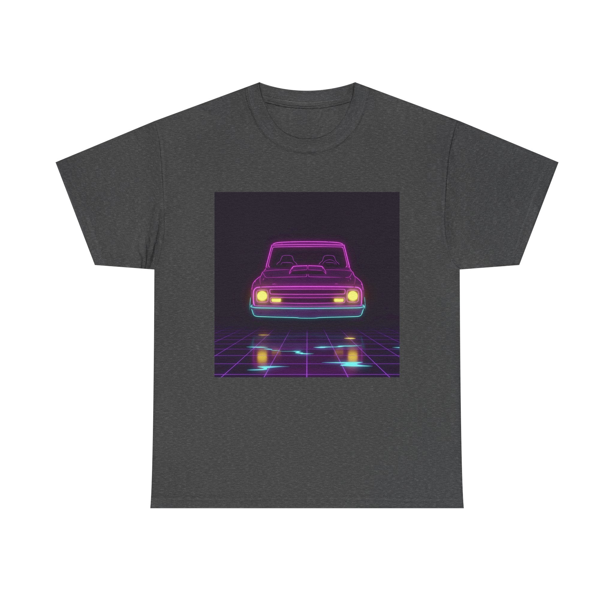 Chevy C10 Pickup (1967-72) Neon Synthwave Unisex Tee